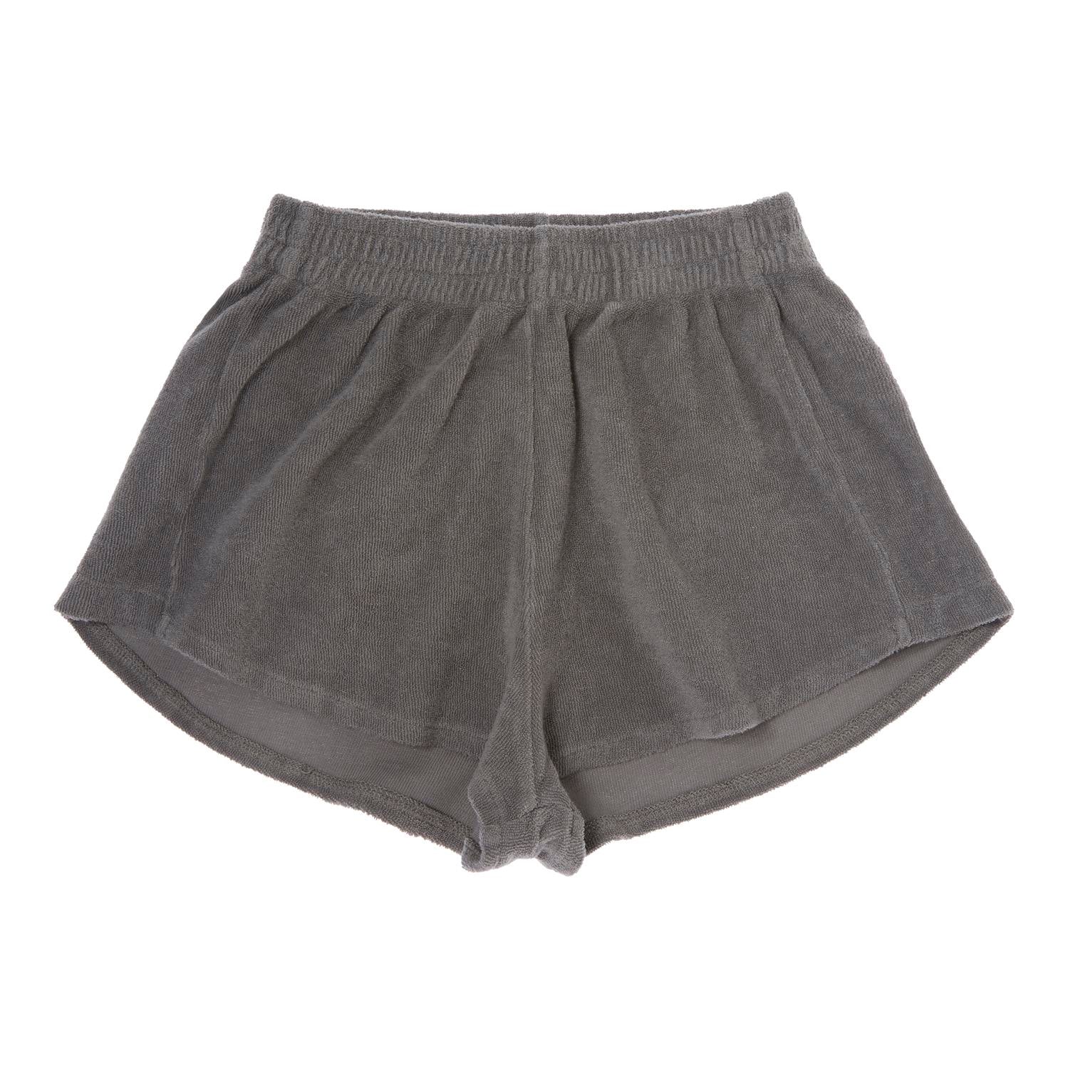 Tocoto Vintage Dark Grey Terry Shorts