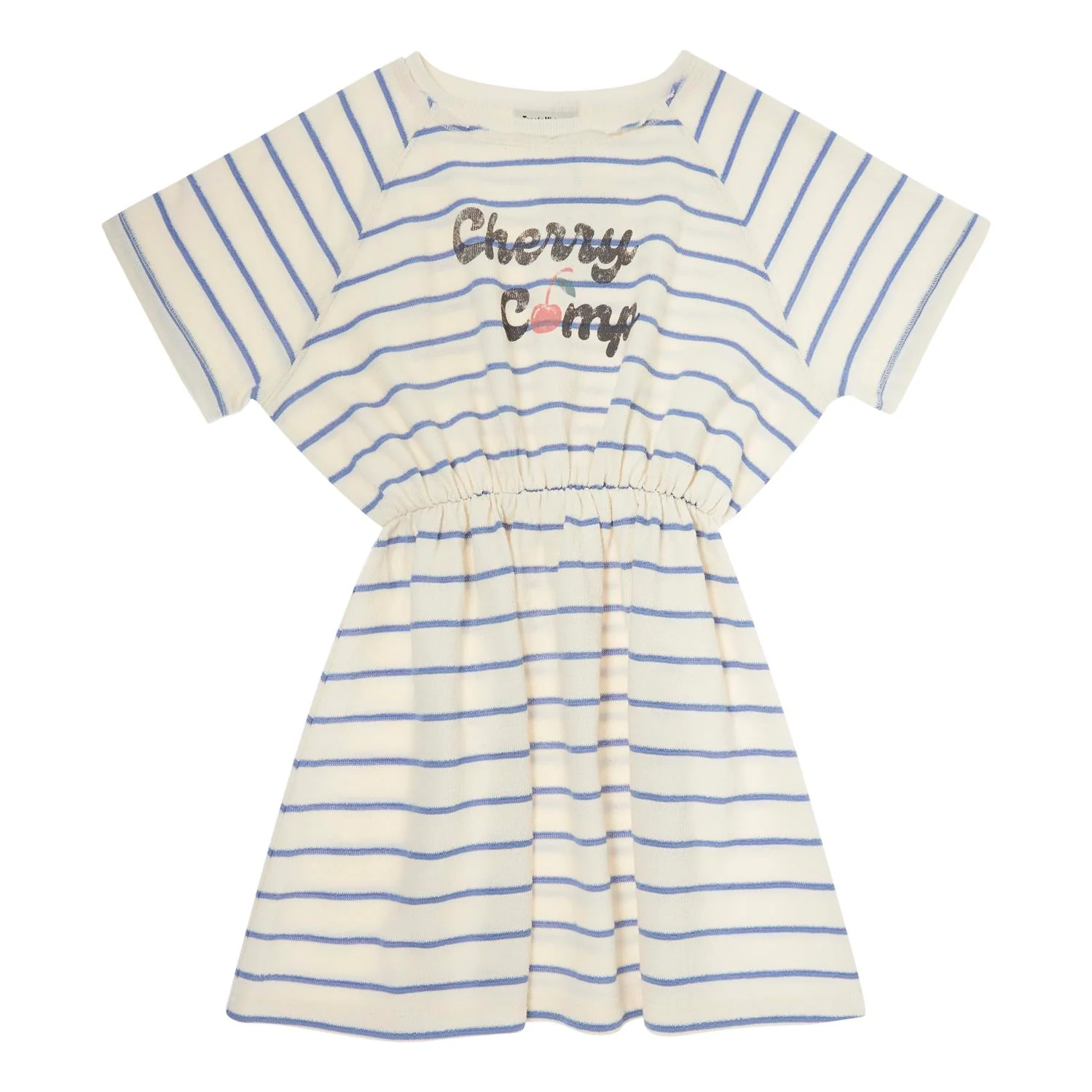 Tocoto Vintage Blue Striped Dress