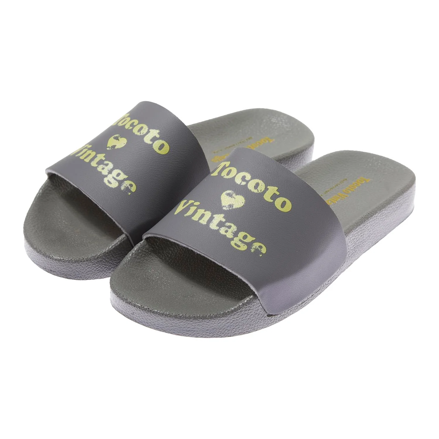 Tocoto Vintage Grey Beach Flip Flops