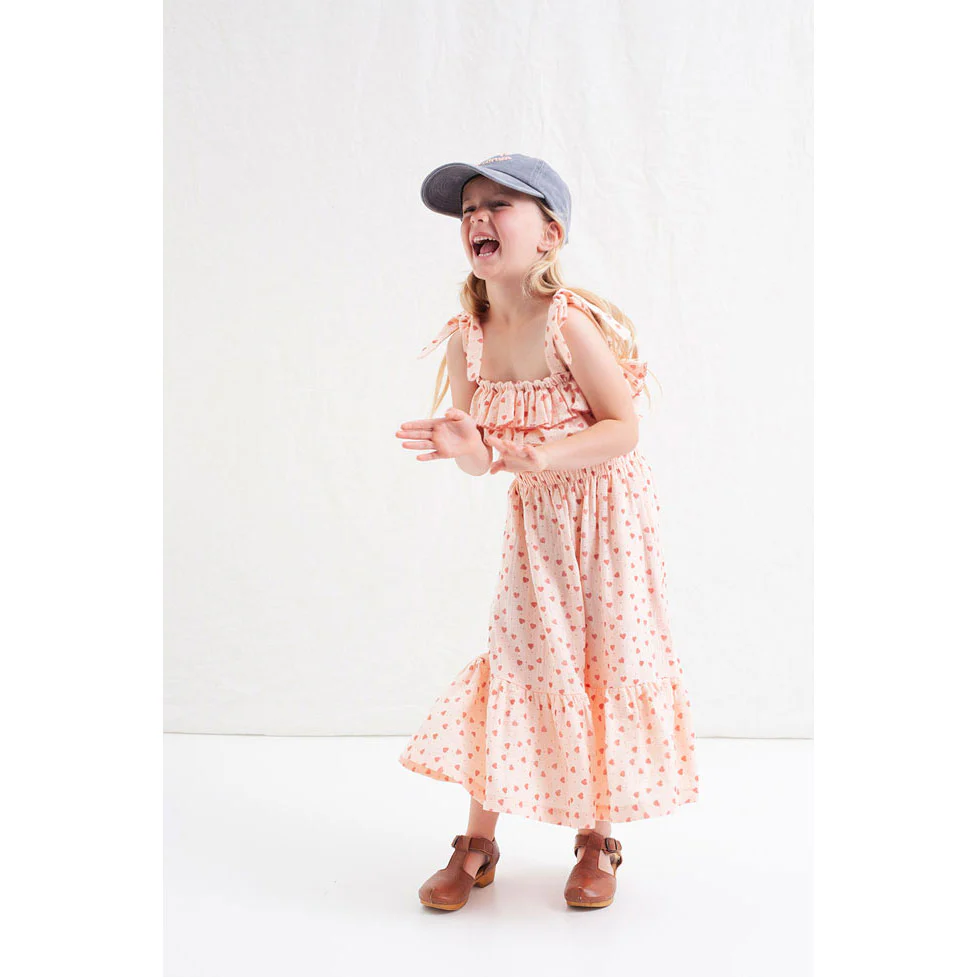 Tocoto Vintage Heart Print Midi Skirt - Image 2