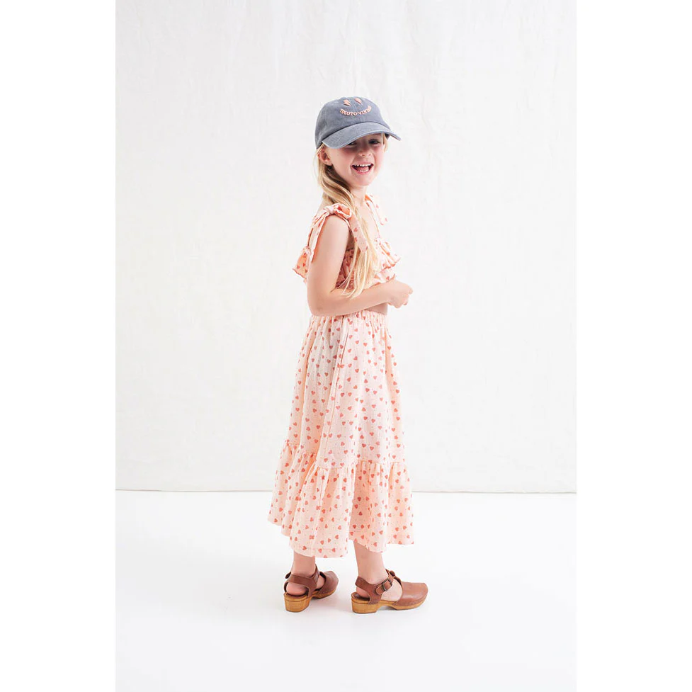 Tocoto Vintage Heart Print Midi Skirt - Image 3