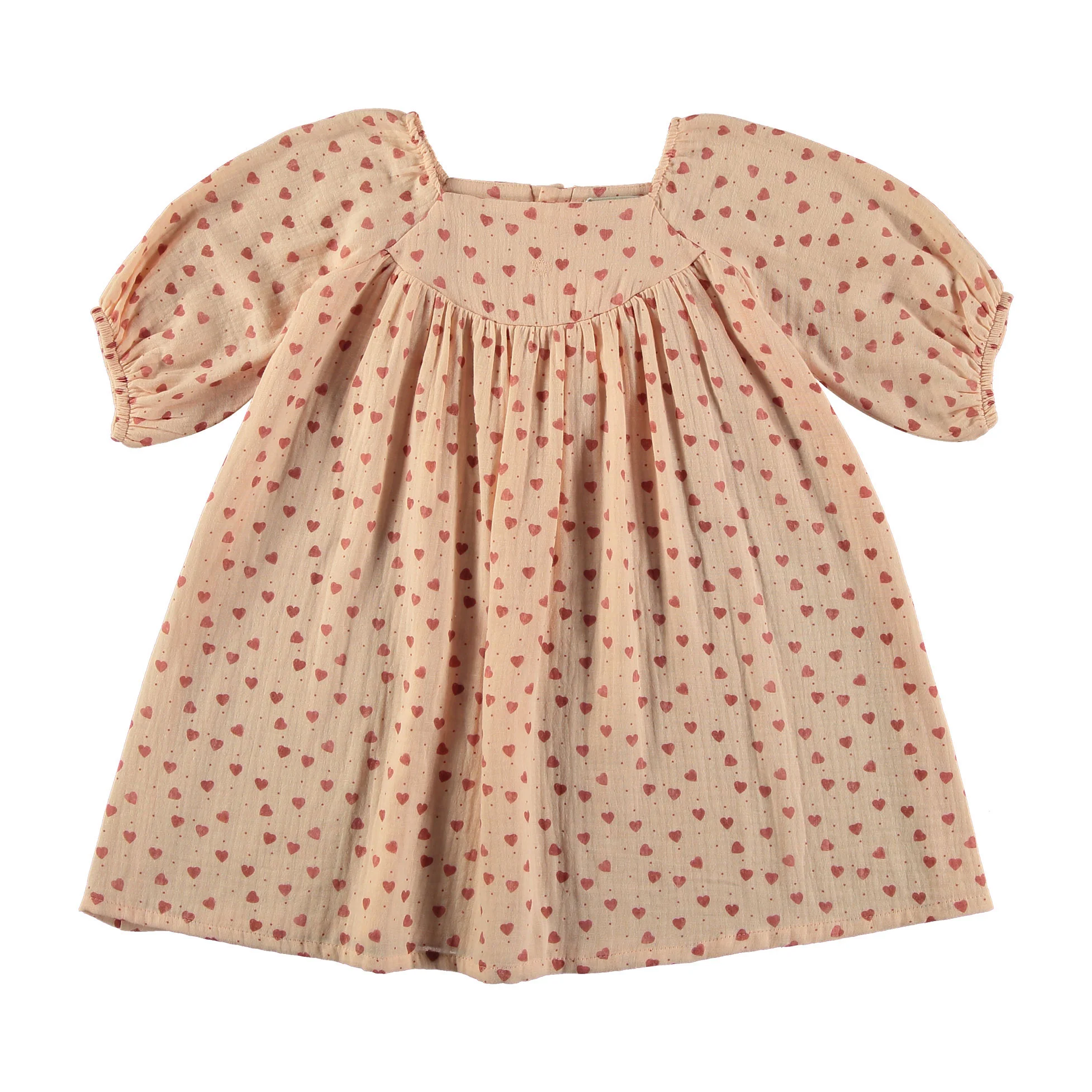 Tocoto Vintage Heart Print Short Dress