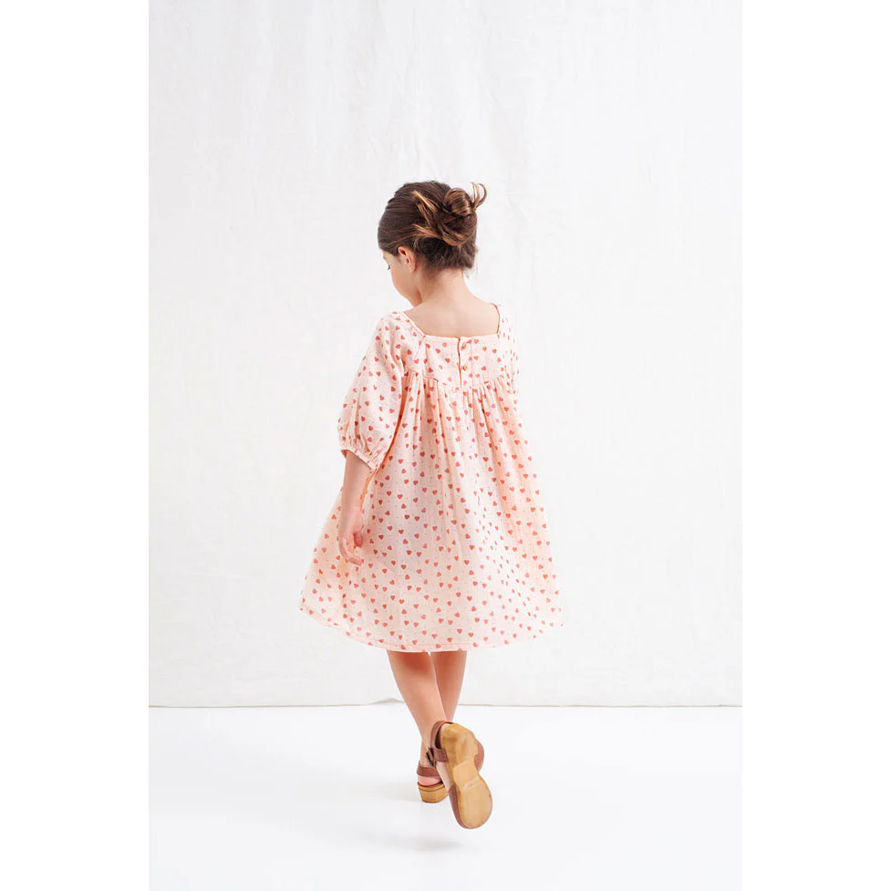 Tocoto Vintage Heart Print Short Dress - Image 3