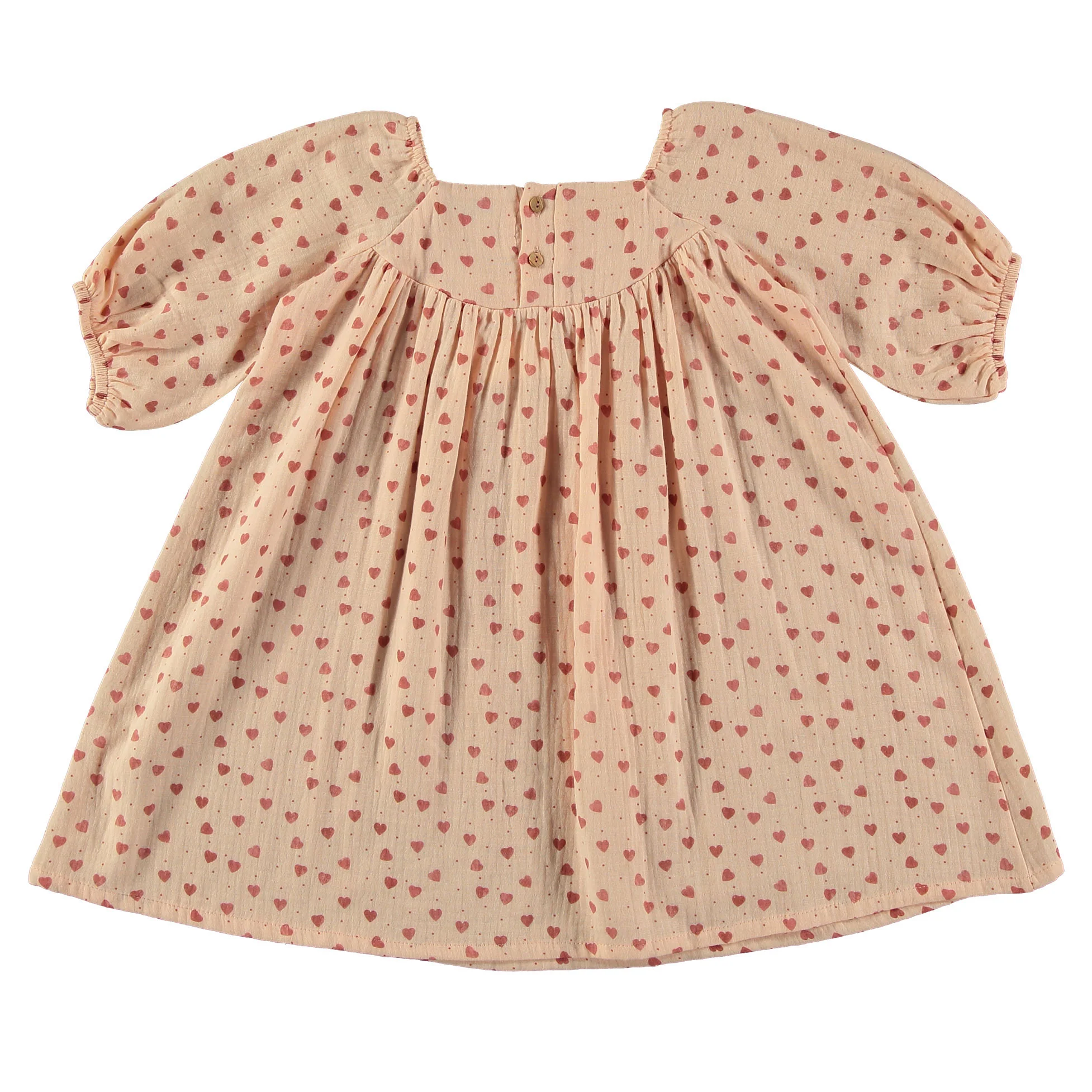 Tocoto Vintage Heart Print Short Dress - Image 4