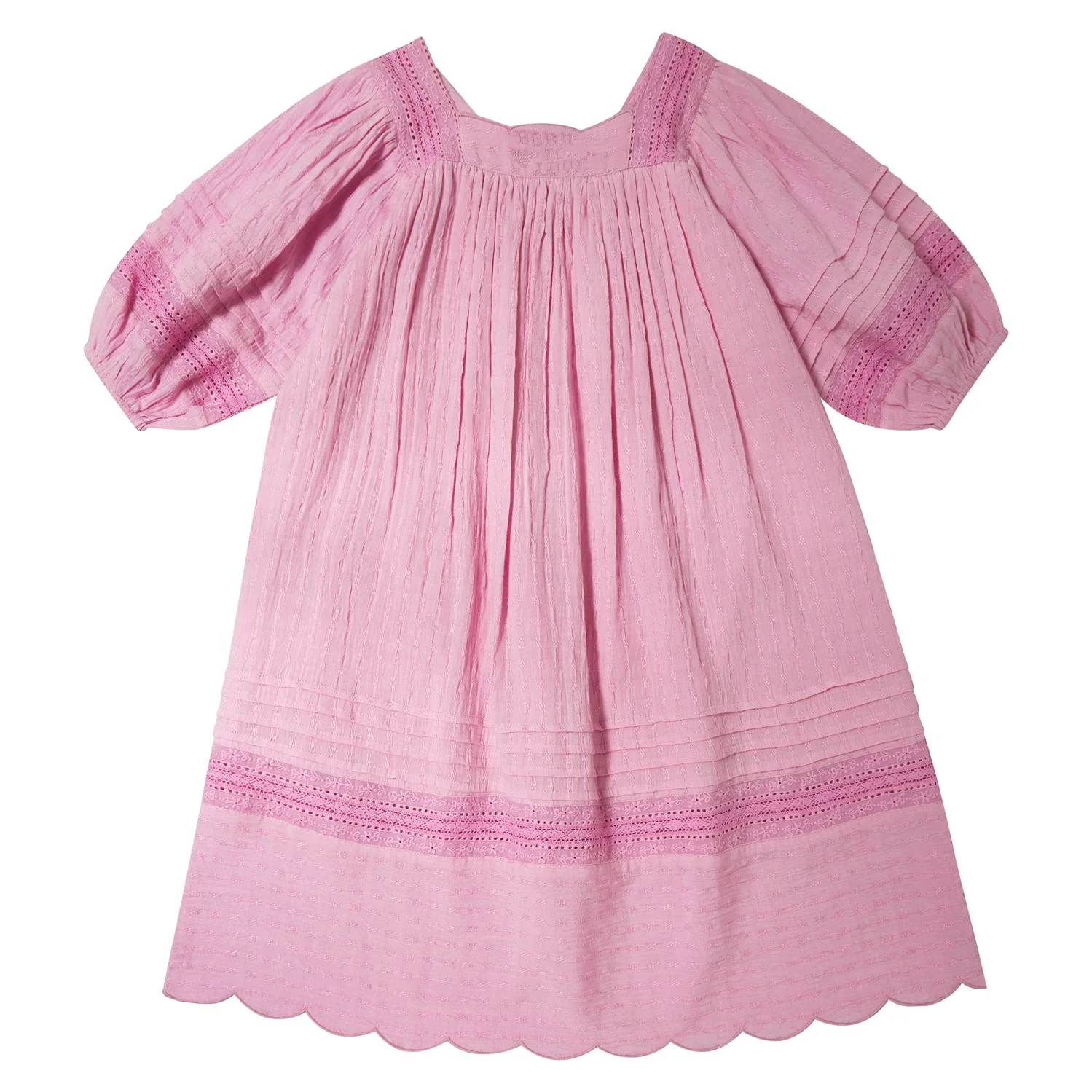 Tocoto Vintage Lavender Embroidered Dress