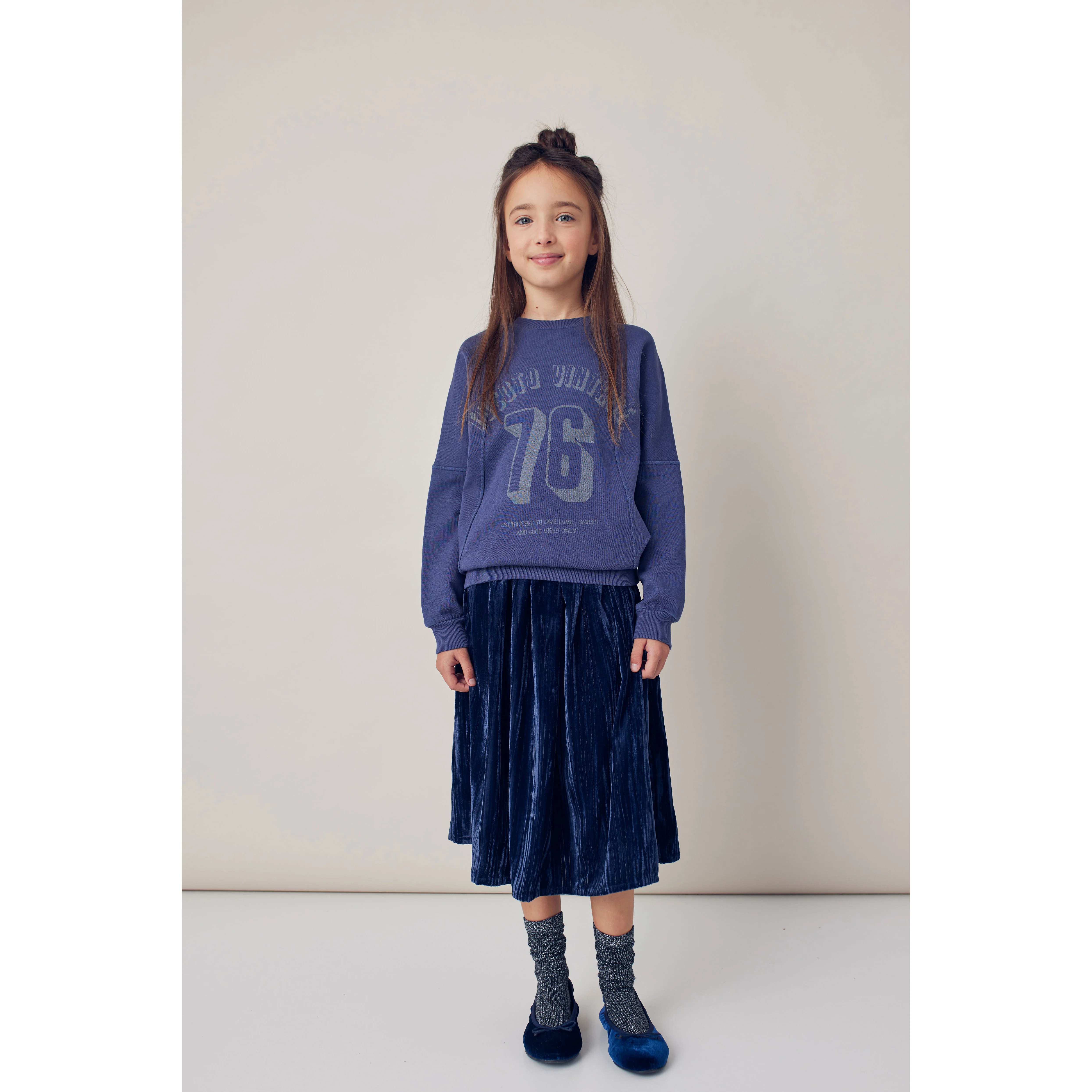 Tocoto Vintage Navy Tocoto Vintage 76 Sweatshirt - Image 2