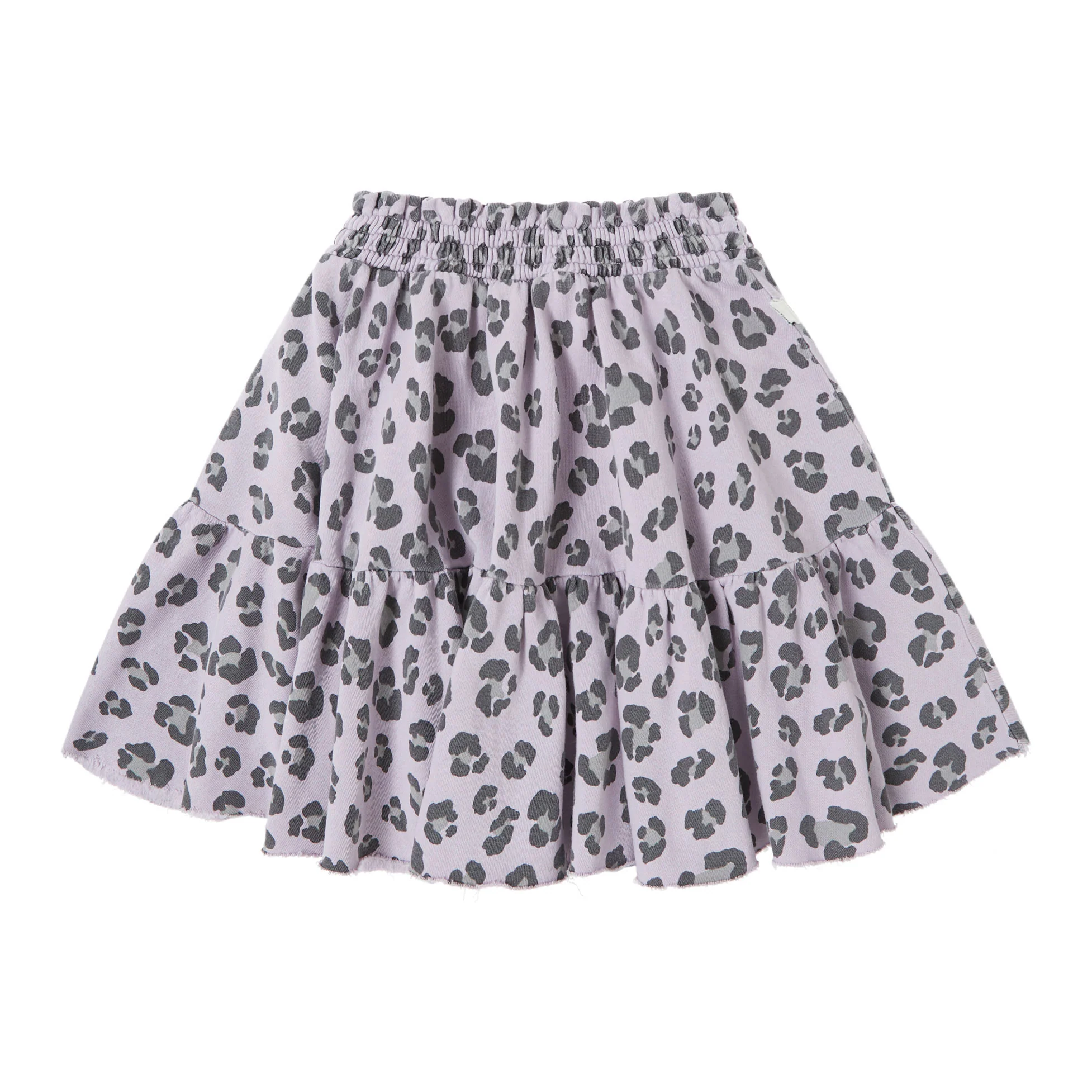 Tocoto Vintage Purple Animal Print Mini Skirt