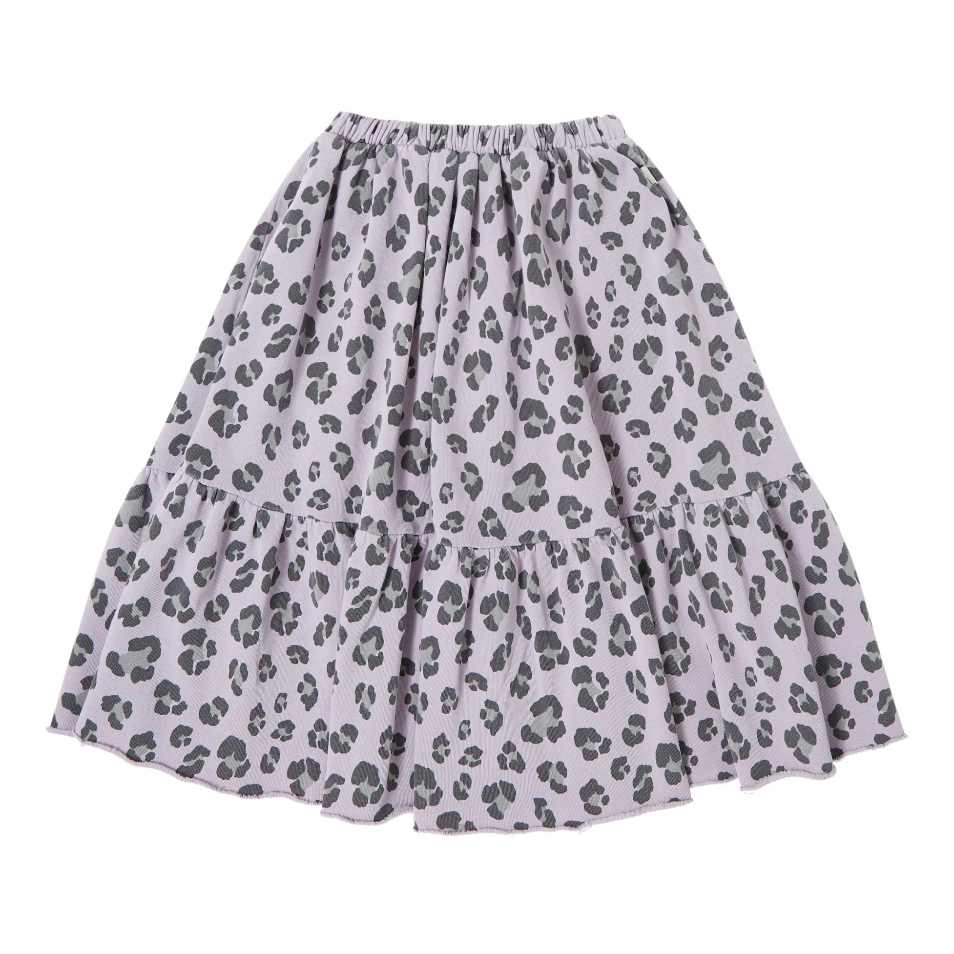 Tocoto Vintage Purple Animal Print  Skirt
