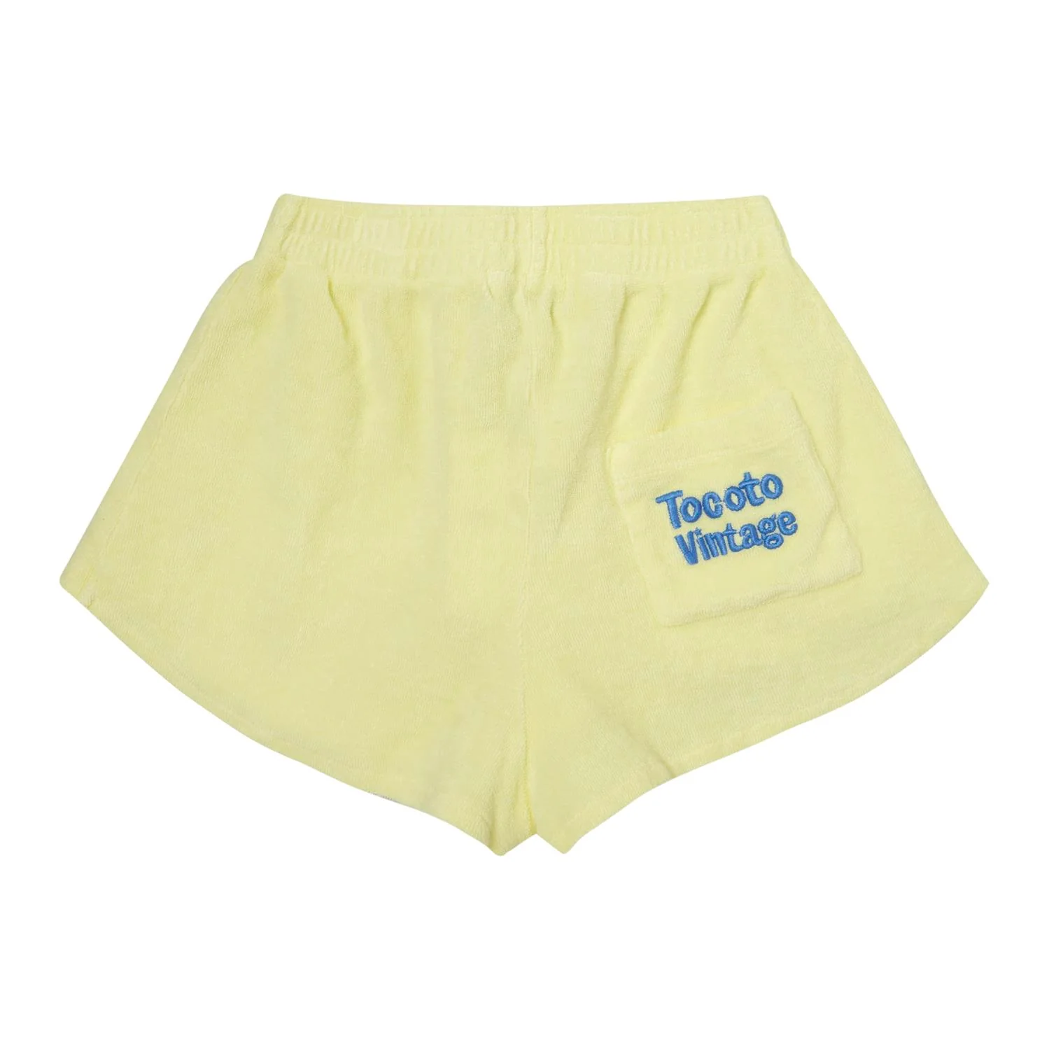 Tocoto Vintage Yellow Terry Shorts - Image 2