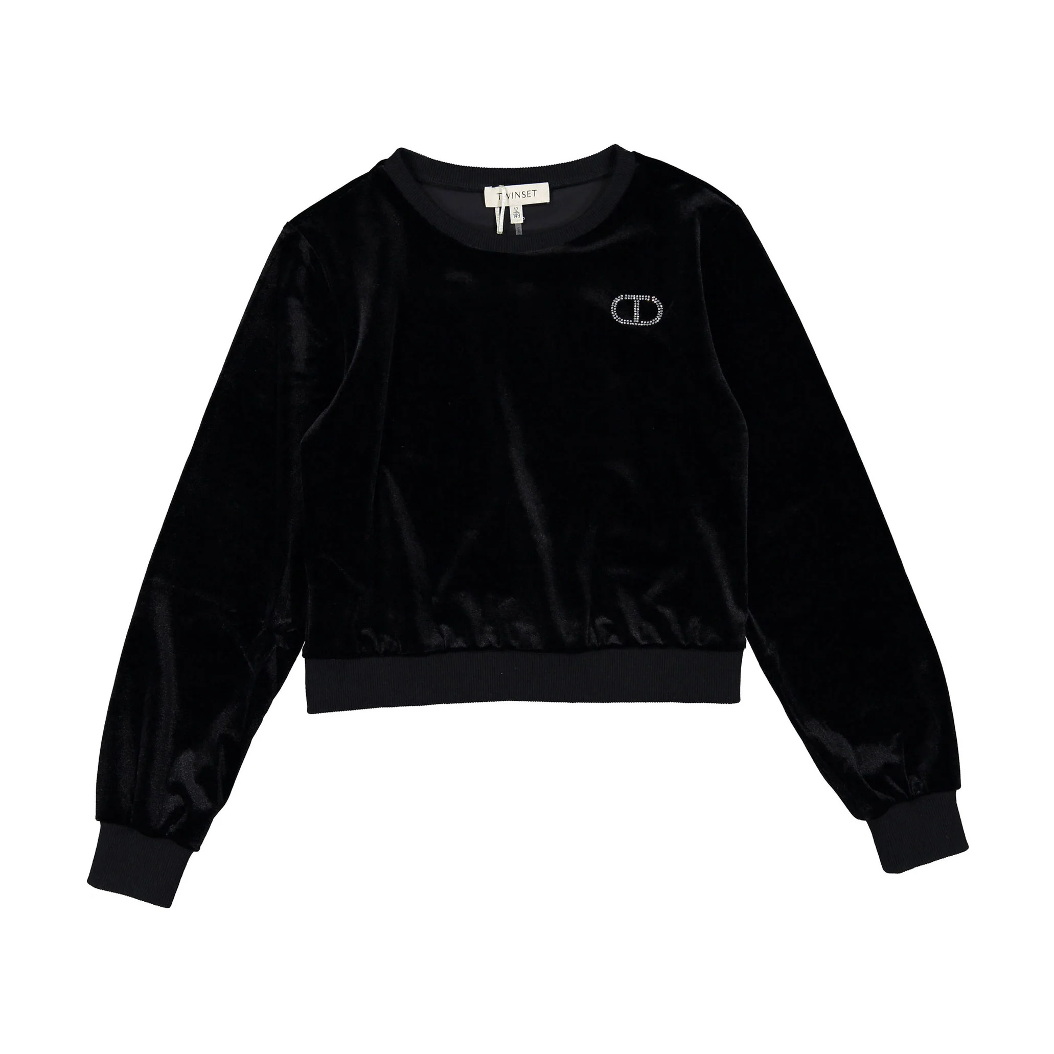 Twinset Black Chenille Sweatshirt