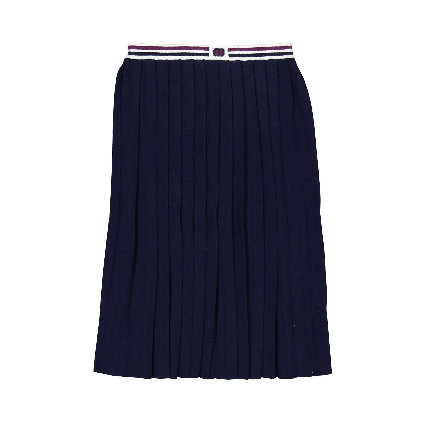 Twinset Blue Long Knit Skirt