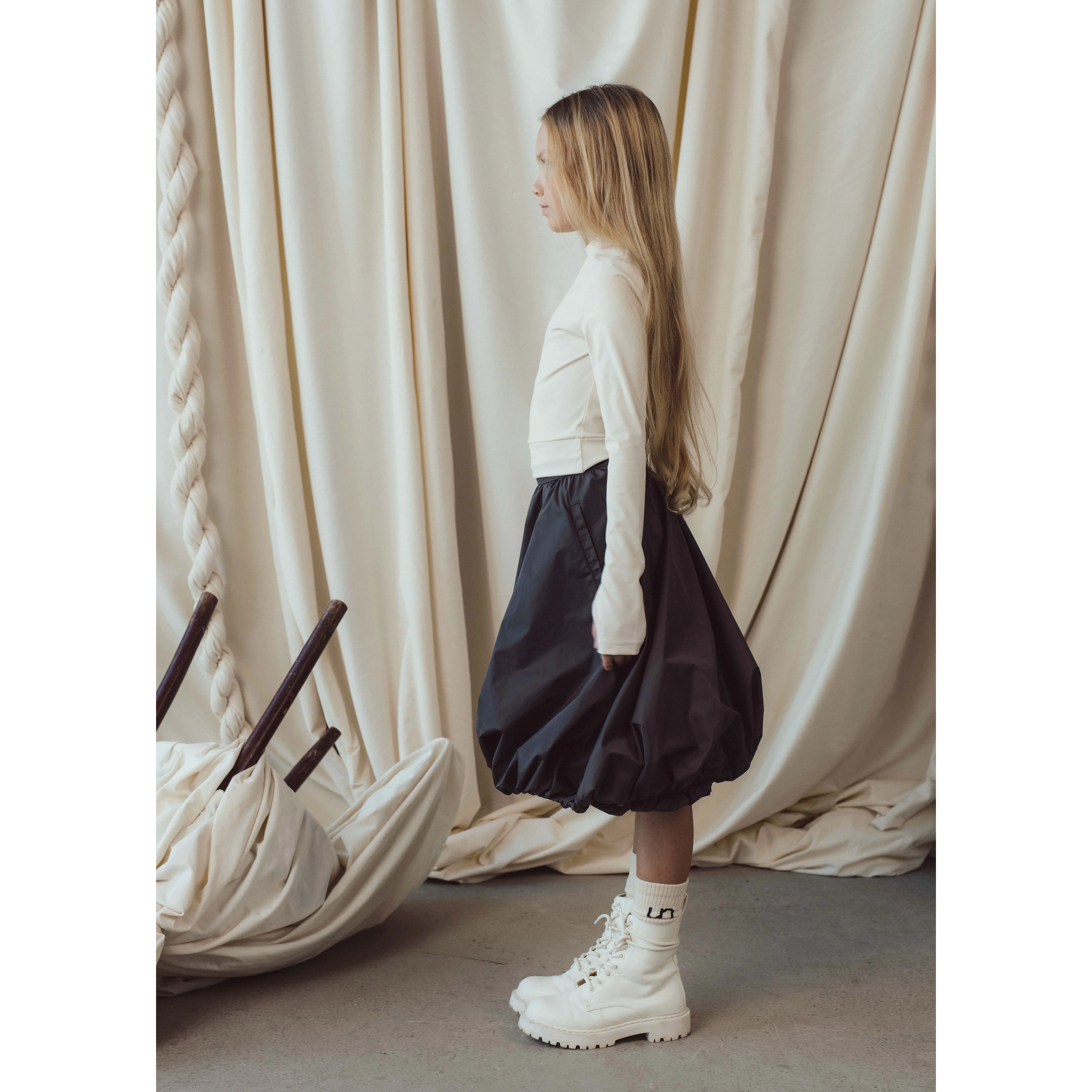 Unlabel Anthracite Puff Skirt - Image 3