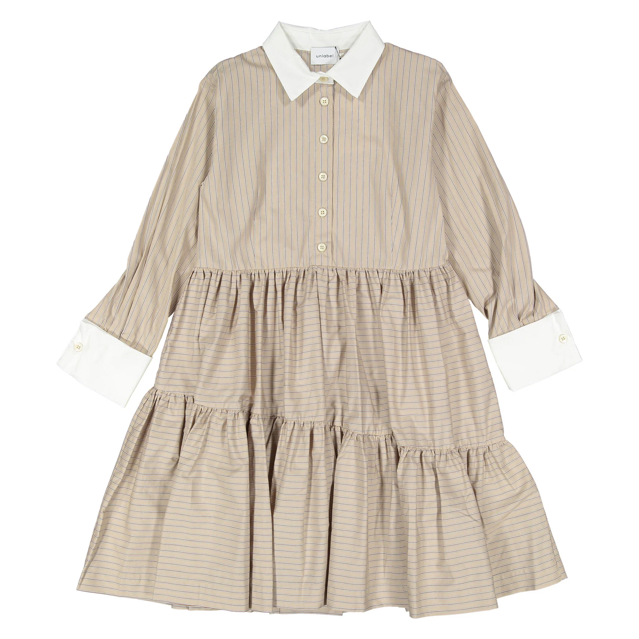 Unlabel Dark Sand Stripes Diablo Dress