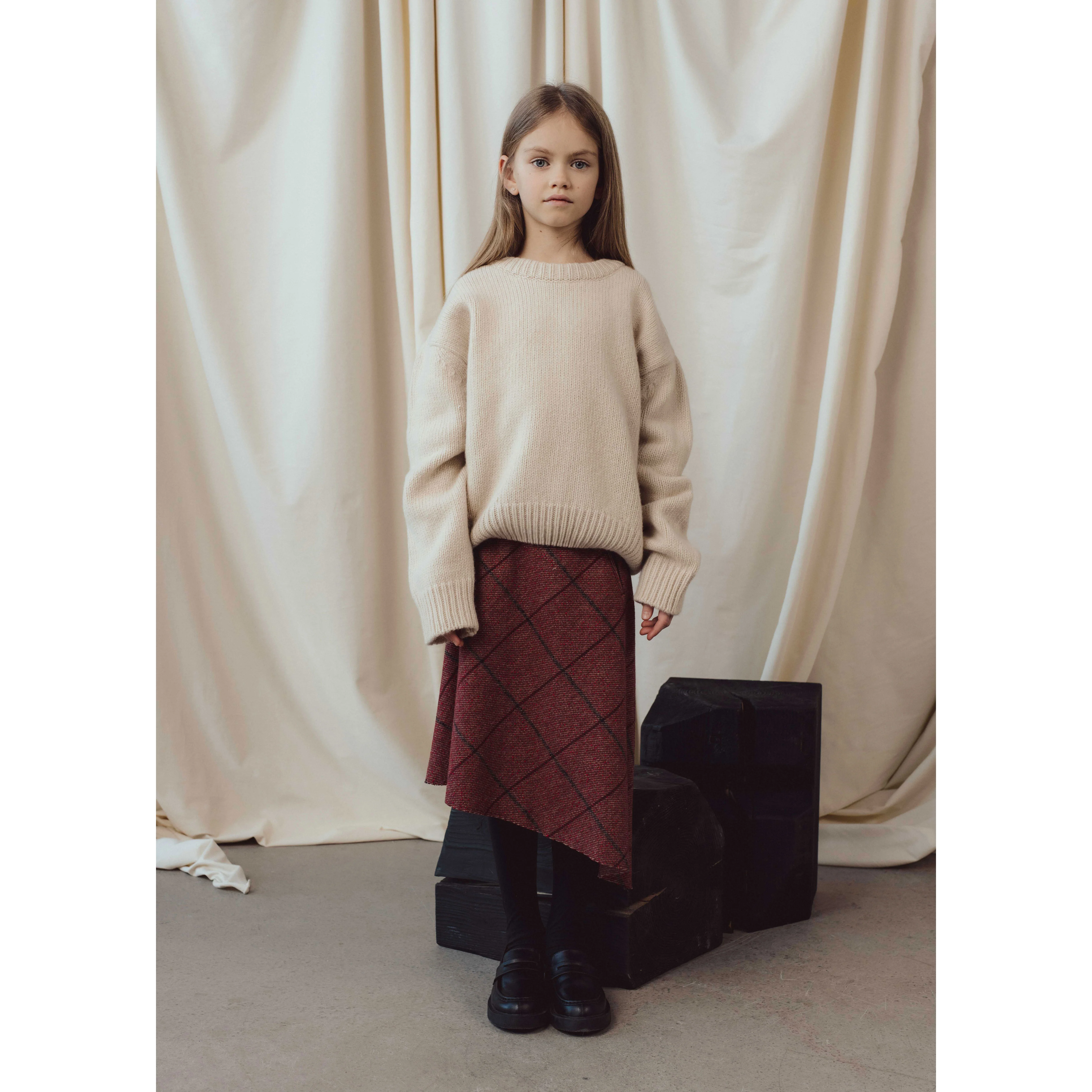 Unlabel Maroon Arrict Skirt - Image 2