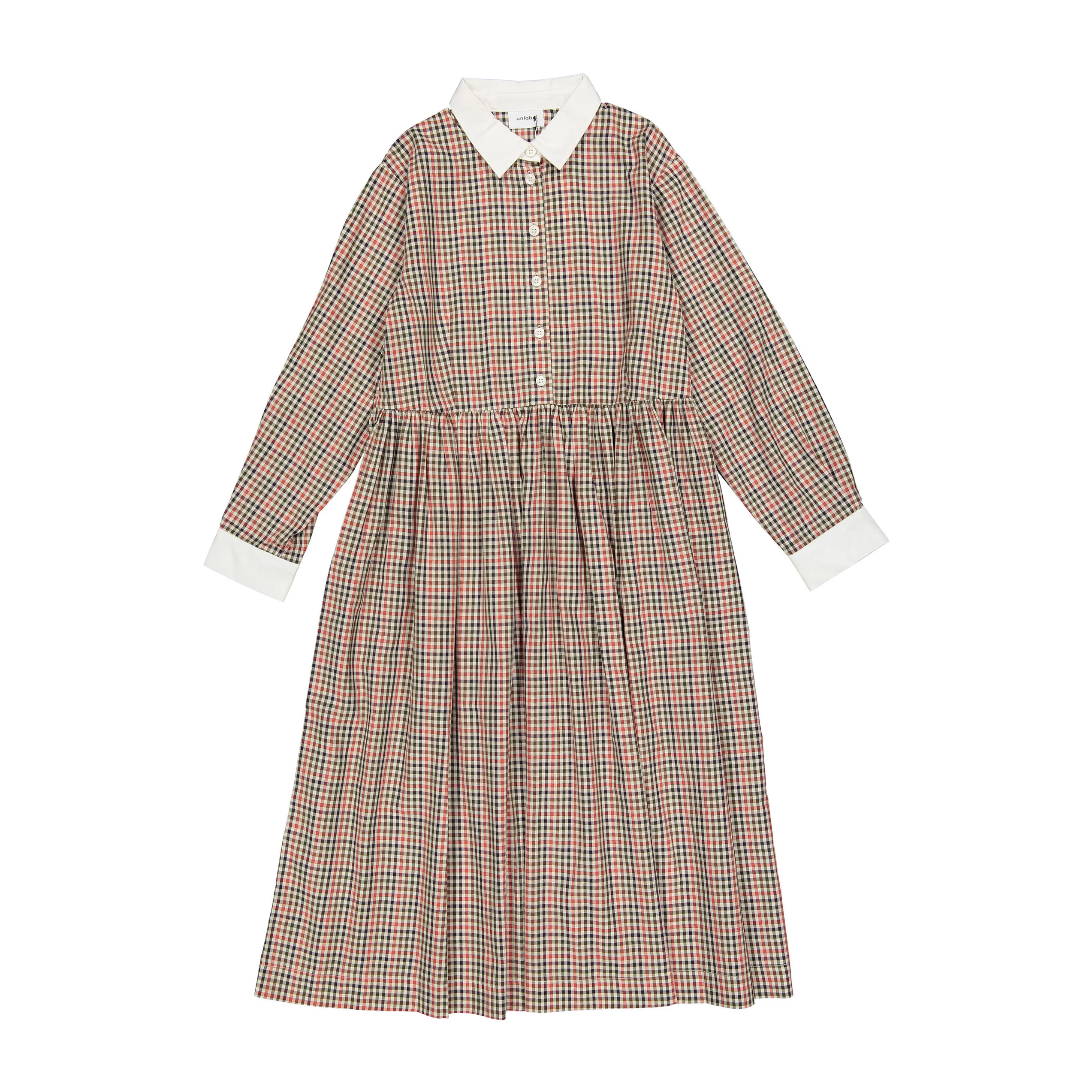 Unlabel Red Checks Sula Dress