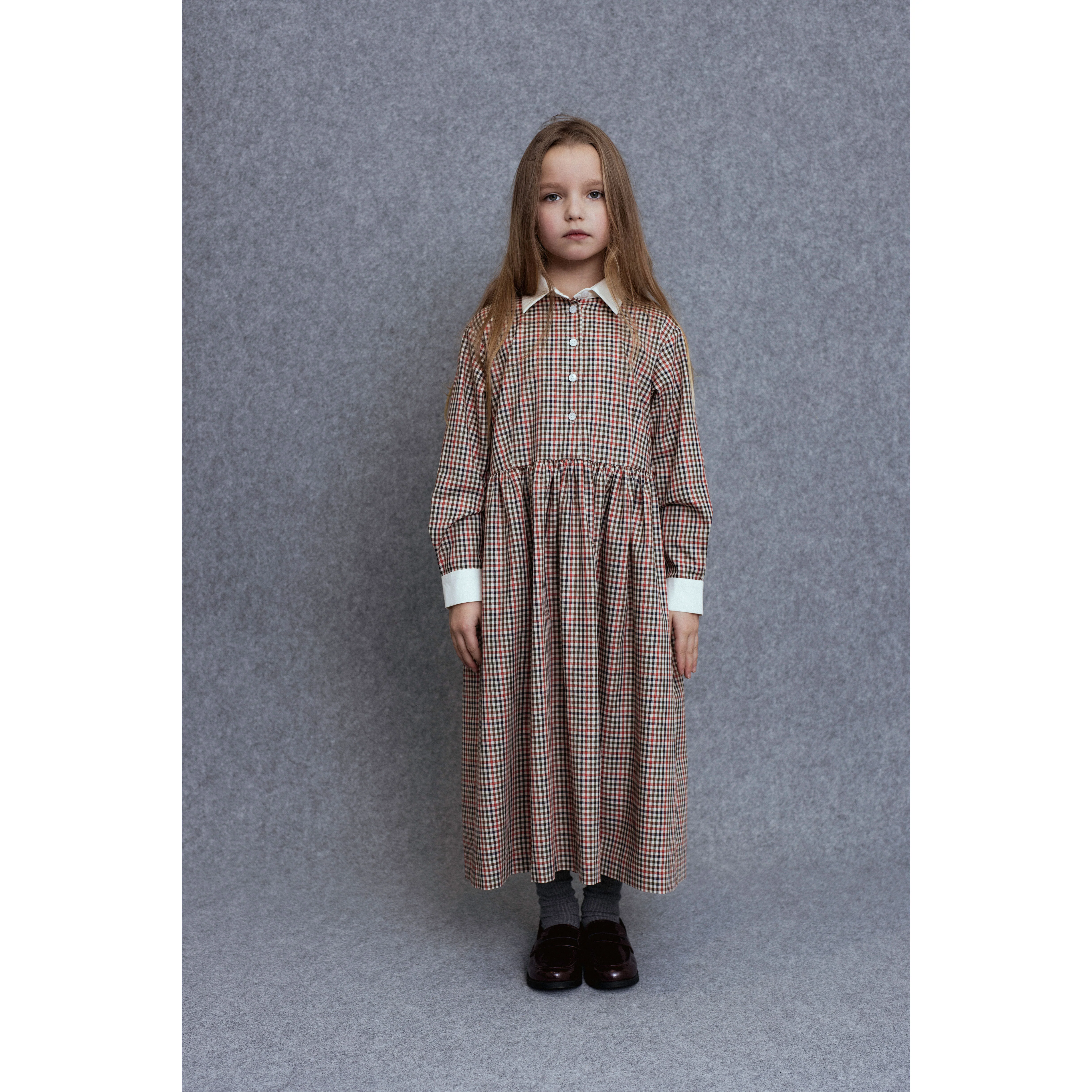Unlabel Red Checks Sula Dress - Image 2