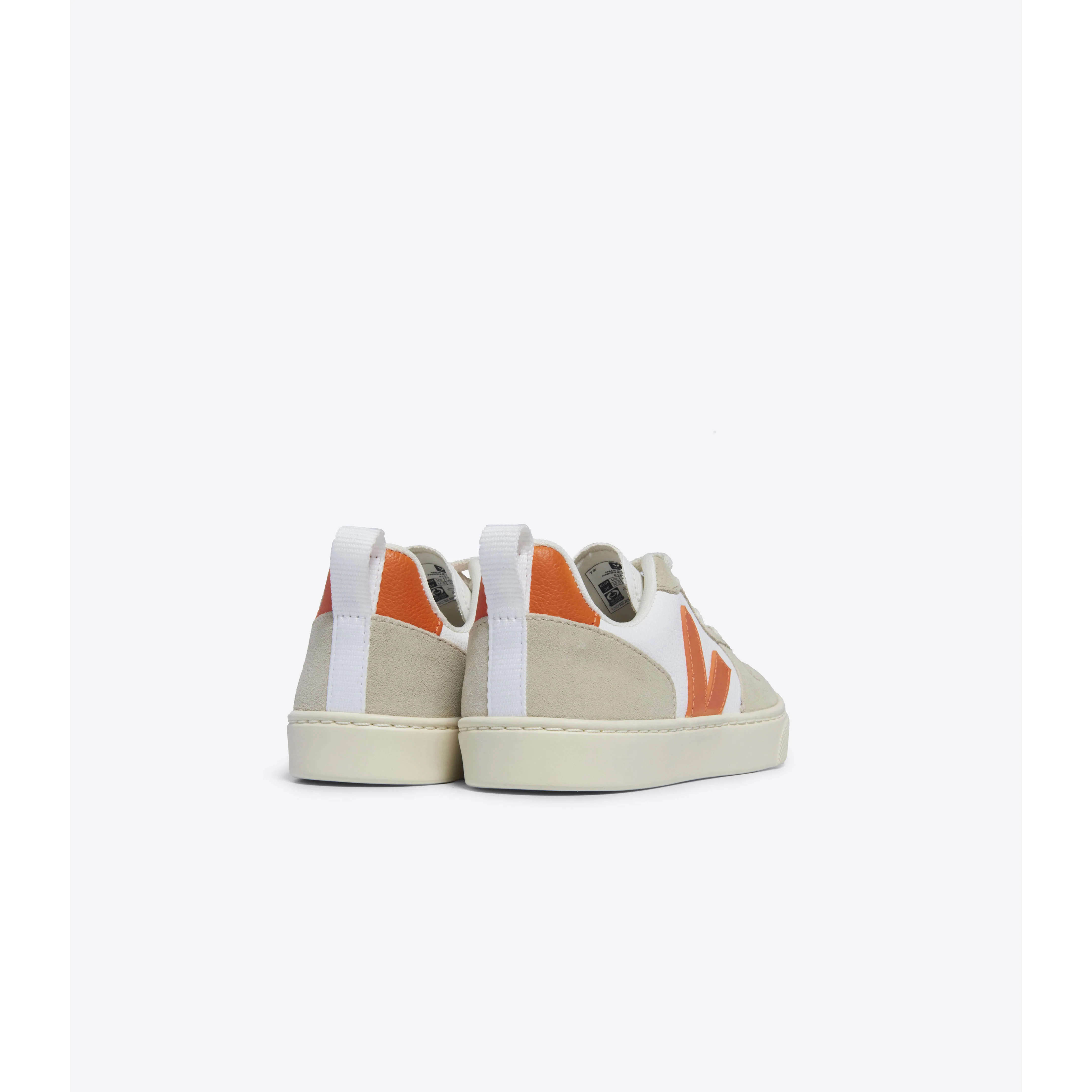 Veja Extra White/Furry/Almond Small V10 Sneakers - Image 2