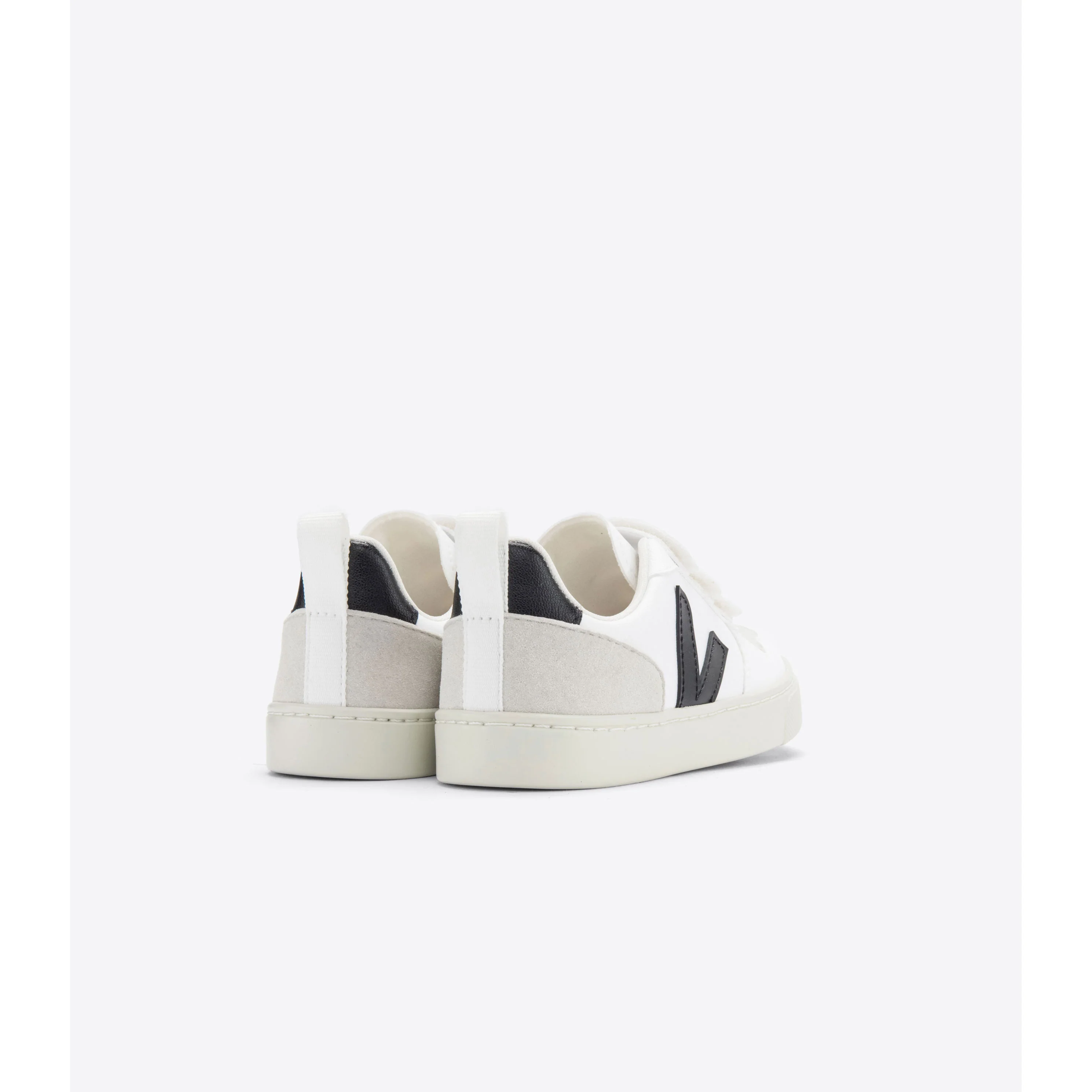 Veja White/Black Small V10 Sneakers - Image 3