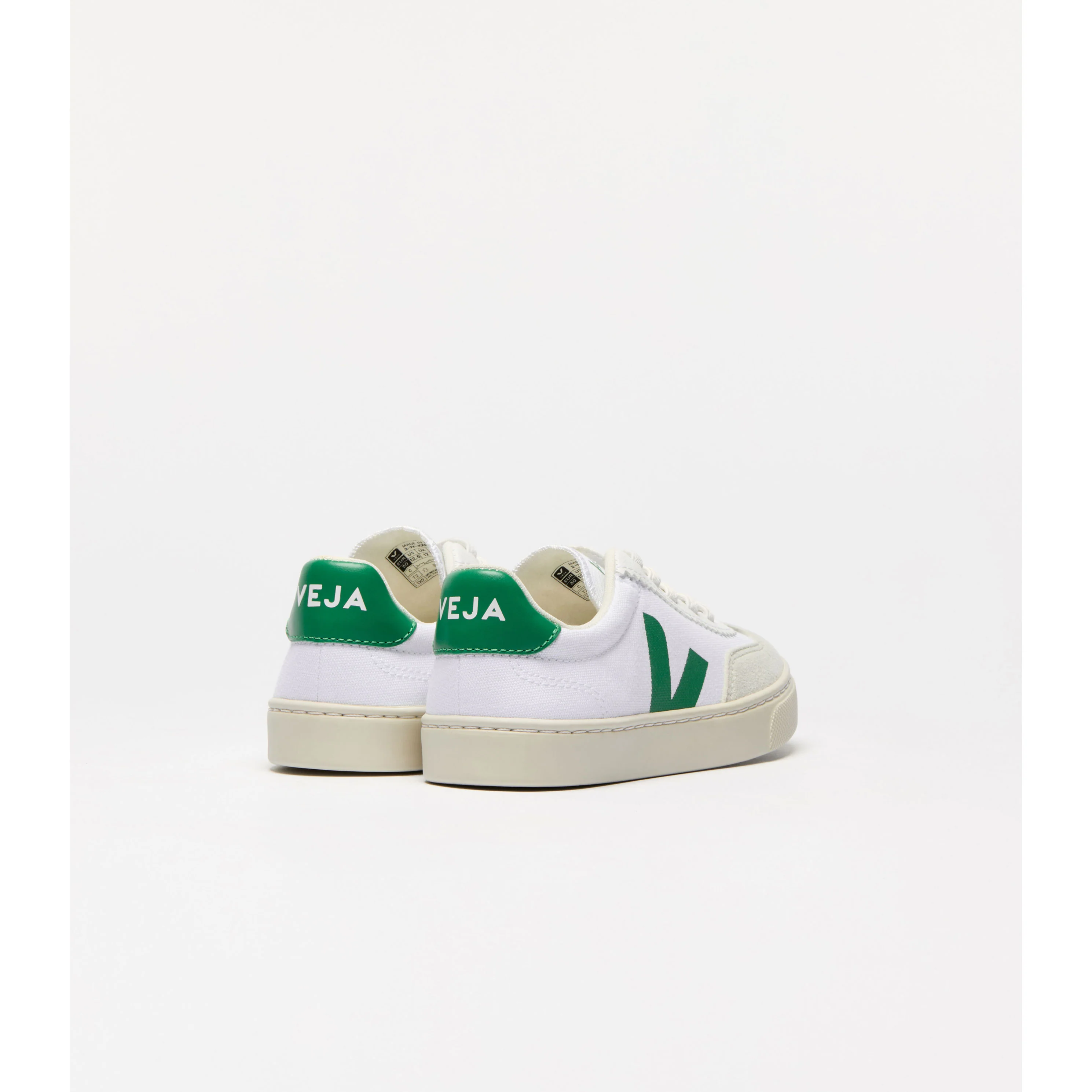 Veja White Emeraude Volley Canvas Sneakers - Image 3