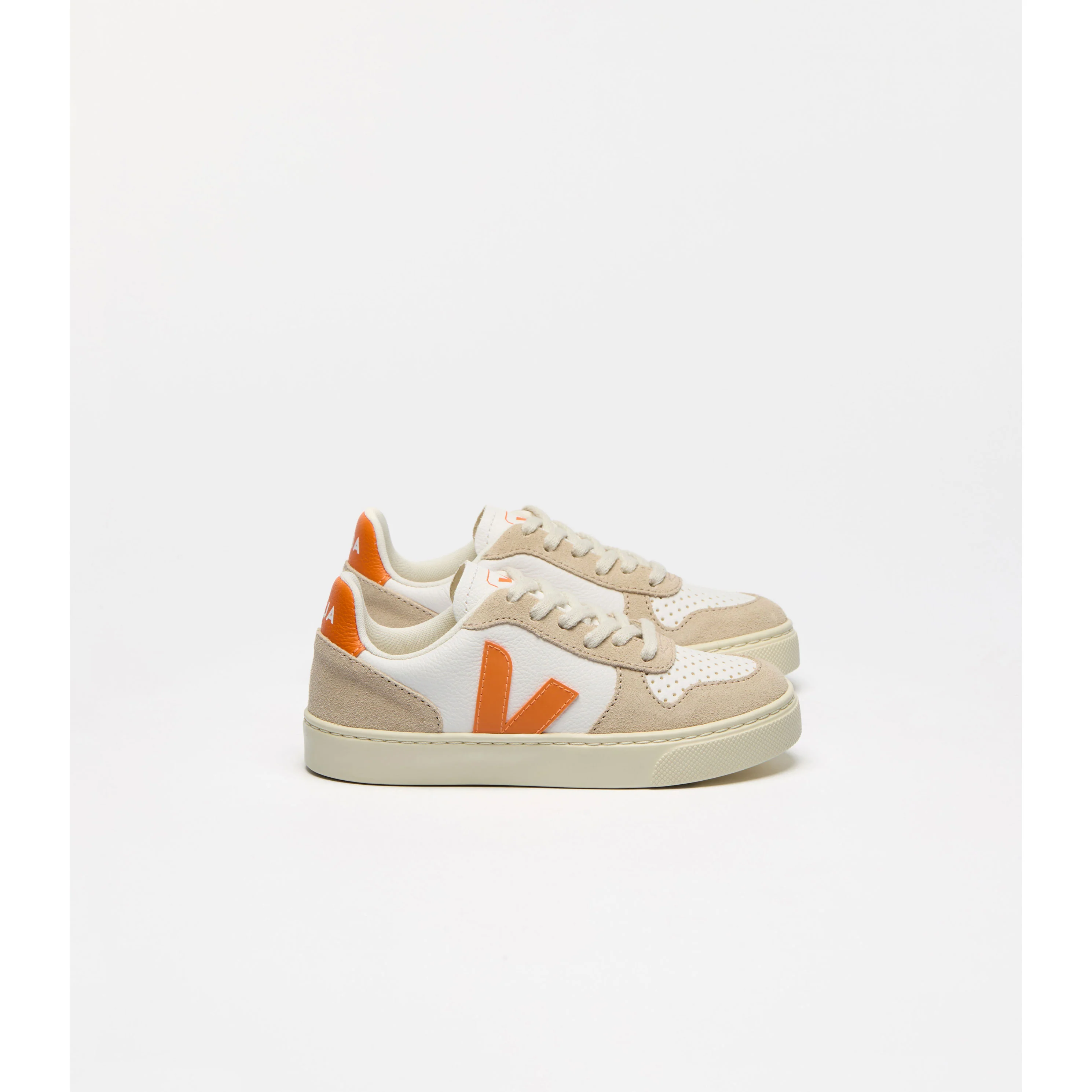 Veja White Fury Almond V-10 Sneakers - Image 2