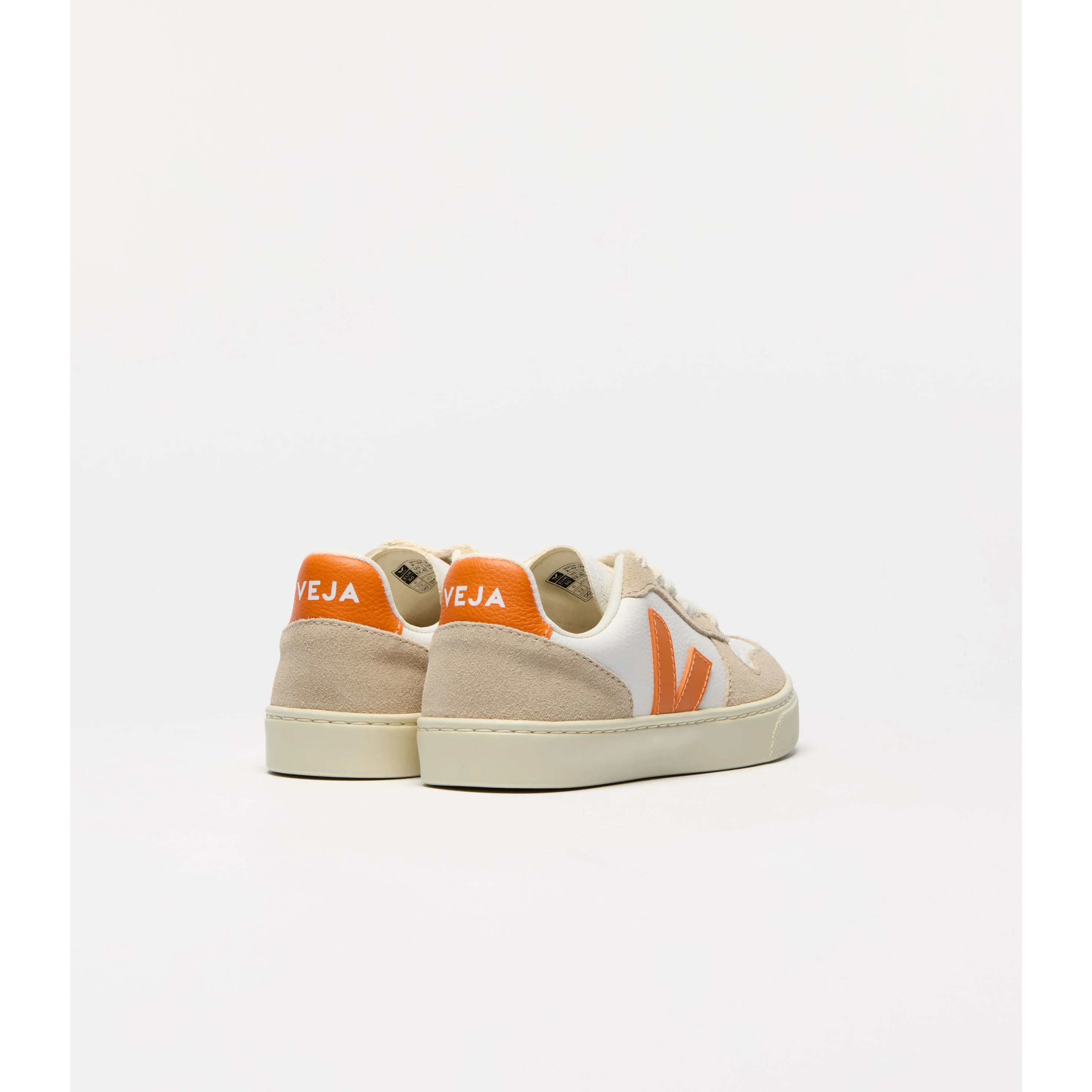 Veja White Fury Almond V-10 Sneakers - Image 3