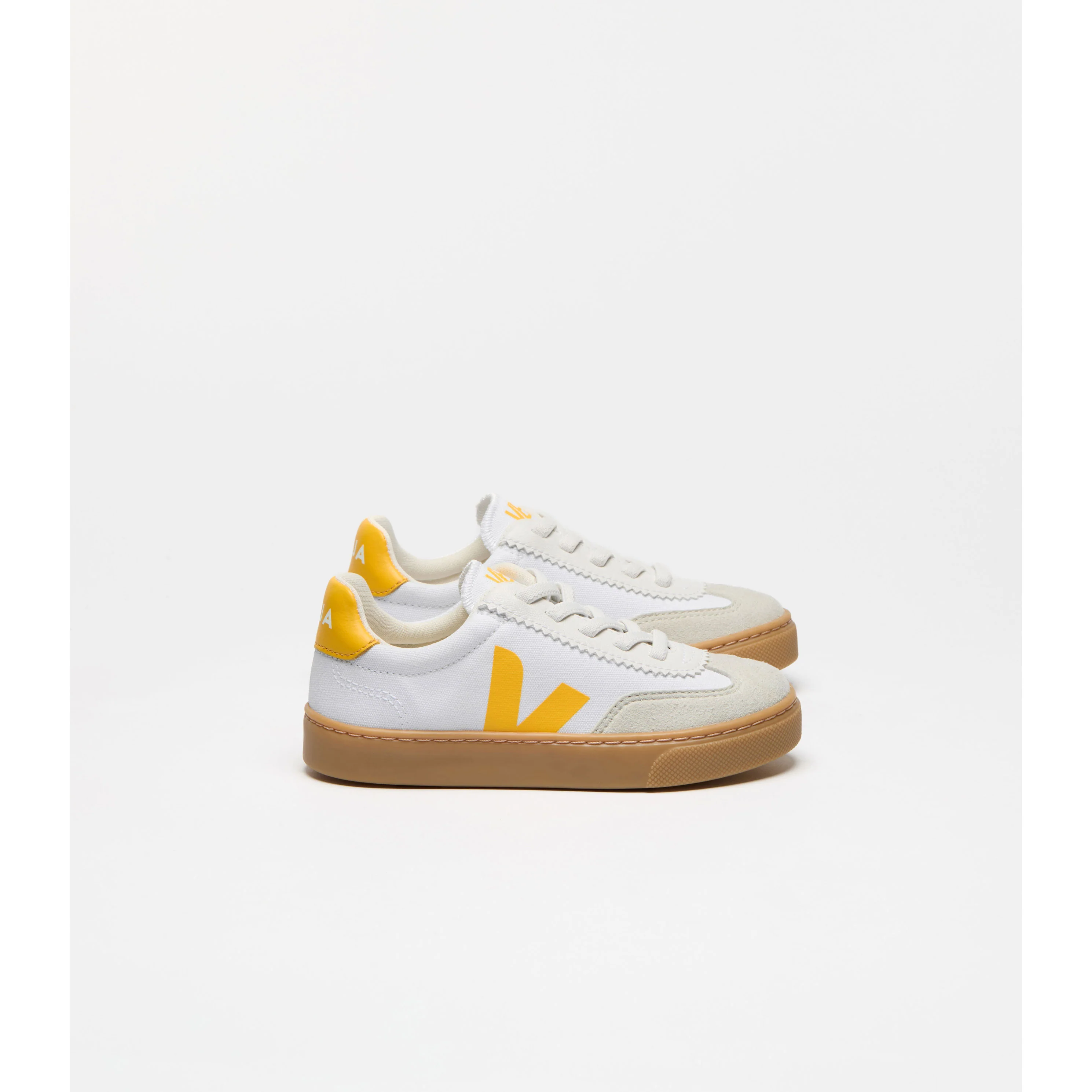 Veja White Sunshine Volley Canvas Sneakers - Image 3