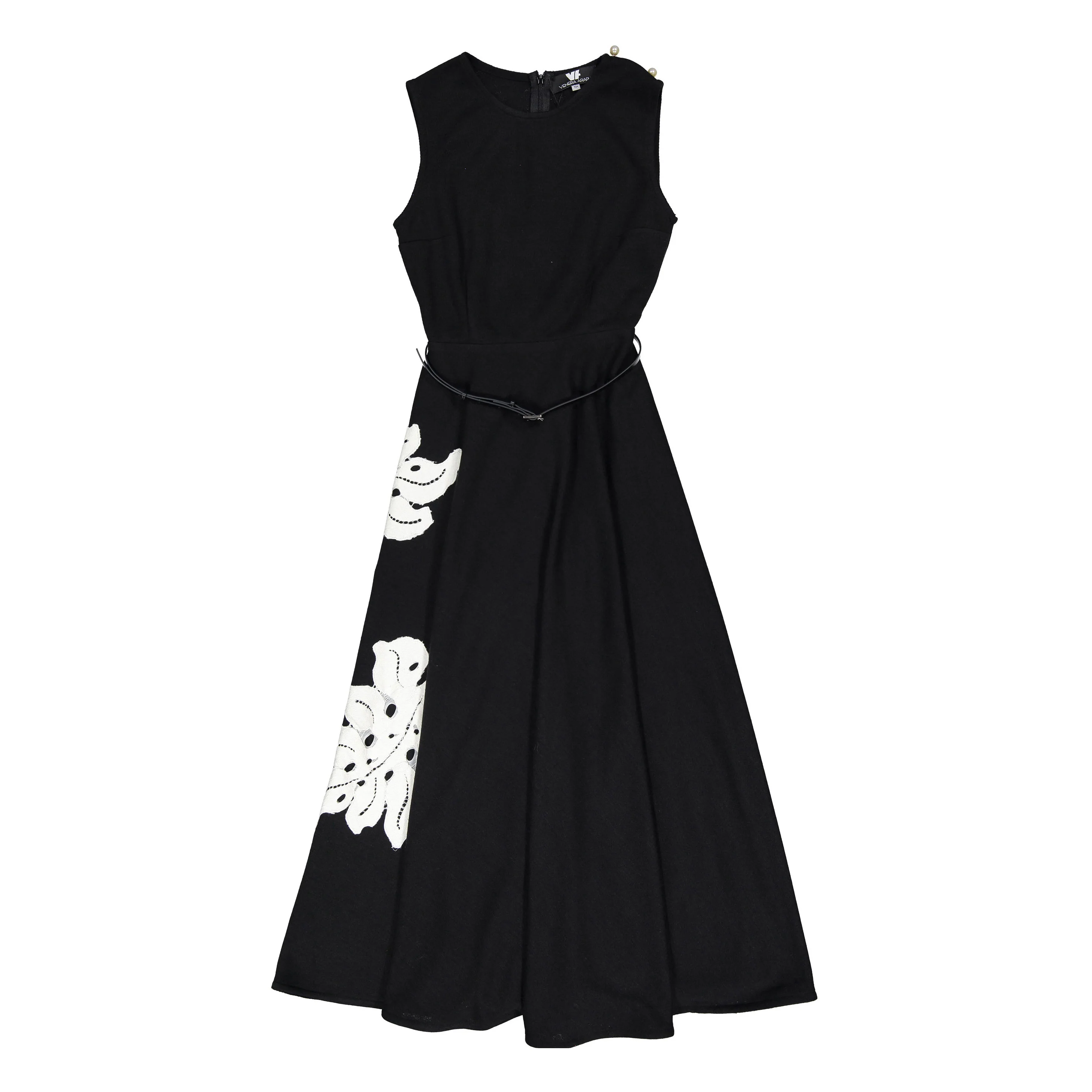 Venera Arapu Black Crep Bliss Dress