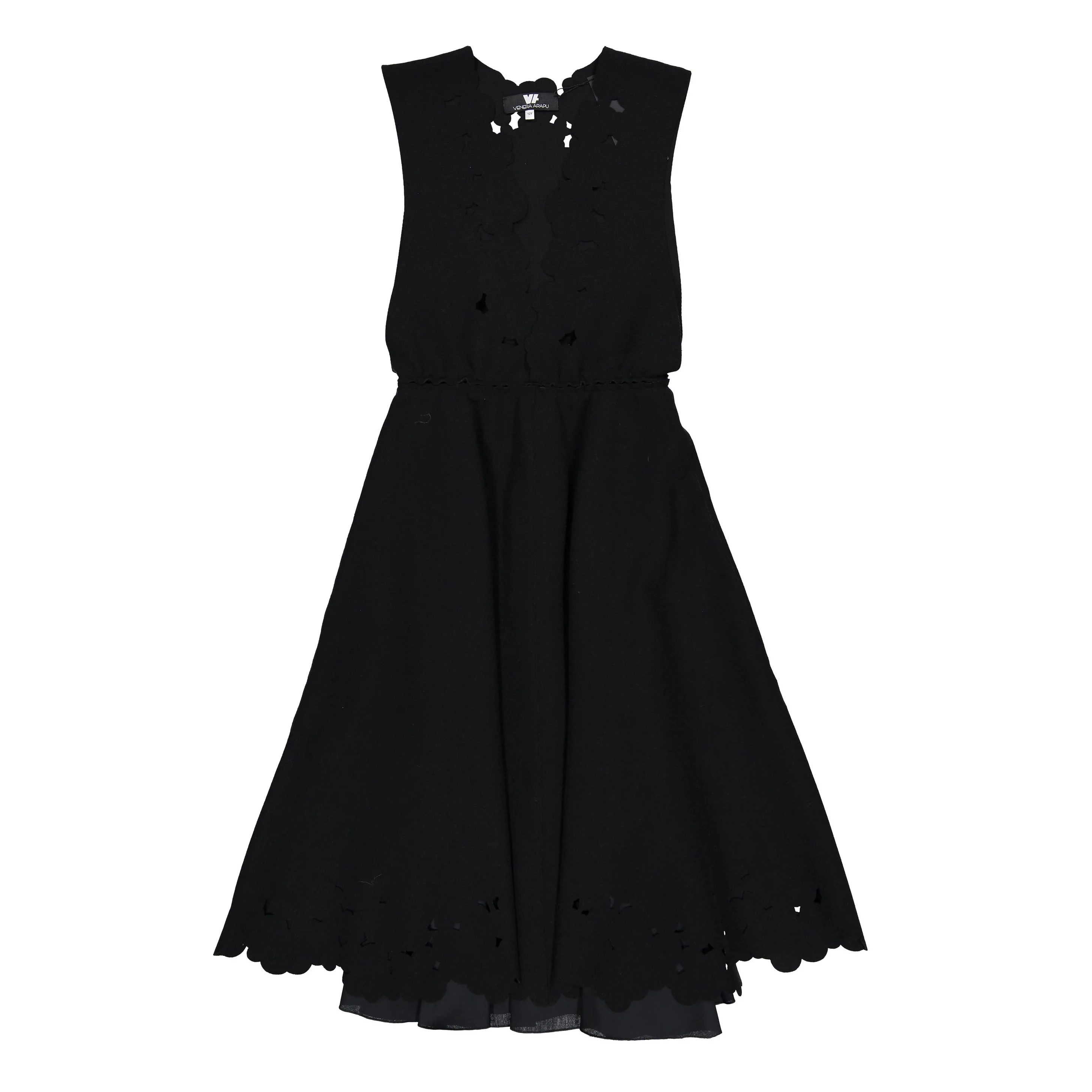 Venera Arapu Black Mindy Rose Dress