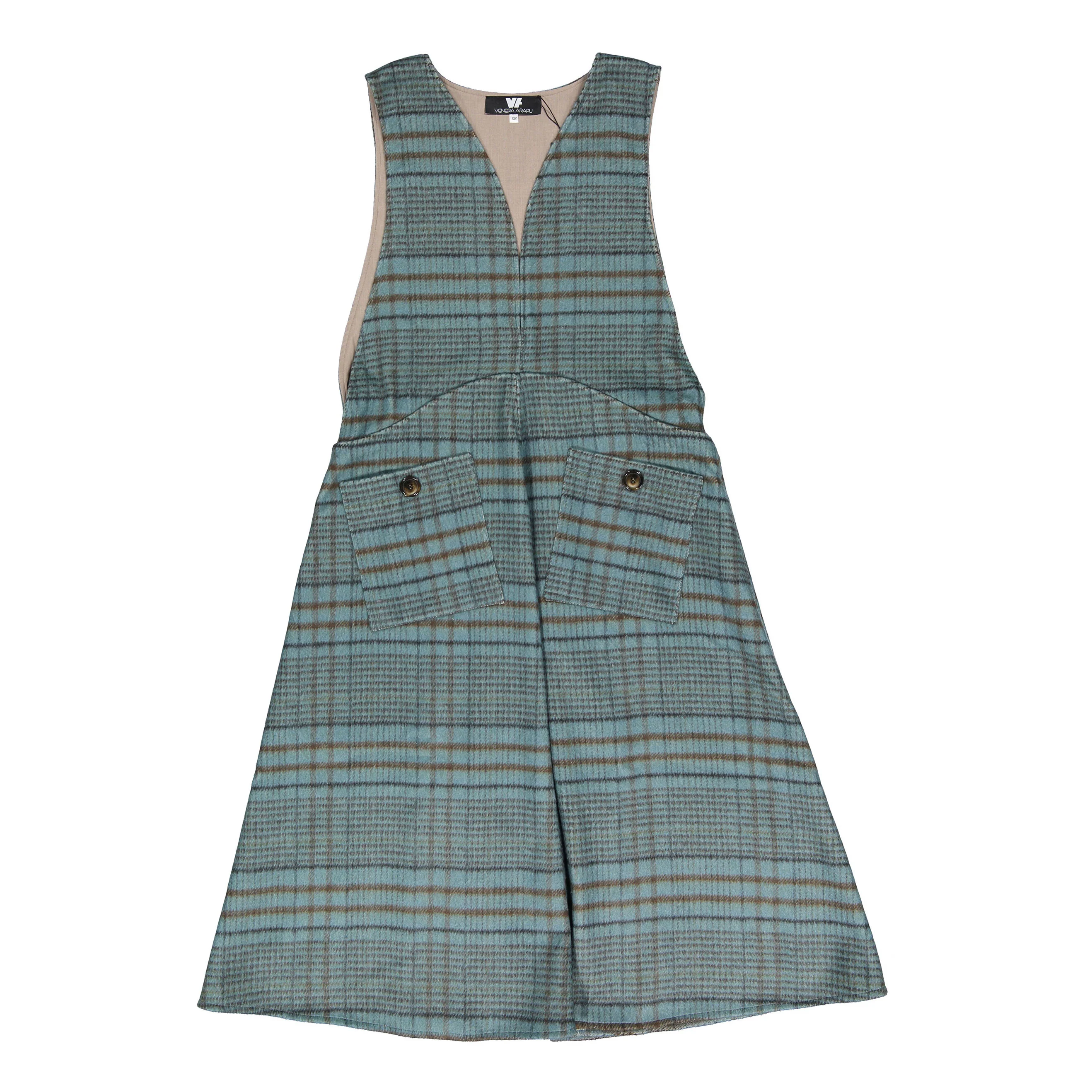 Venera Arapu Blue Space Brew Dress