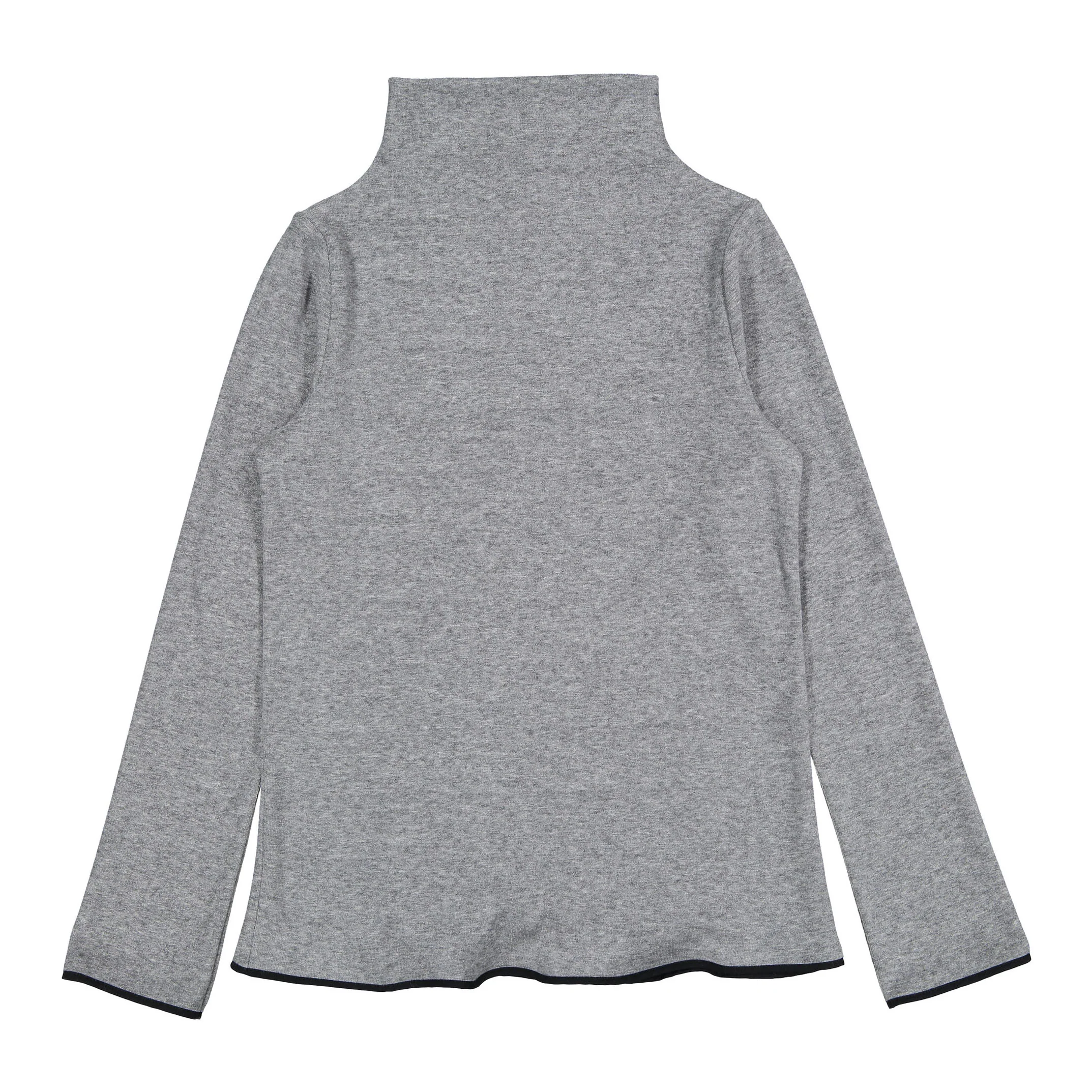 Venera Arapu Grey Trim Nabooluk Turtleneck