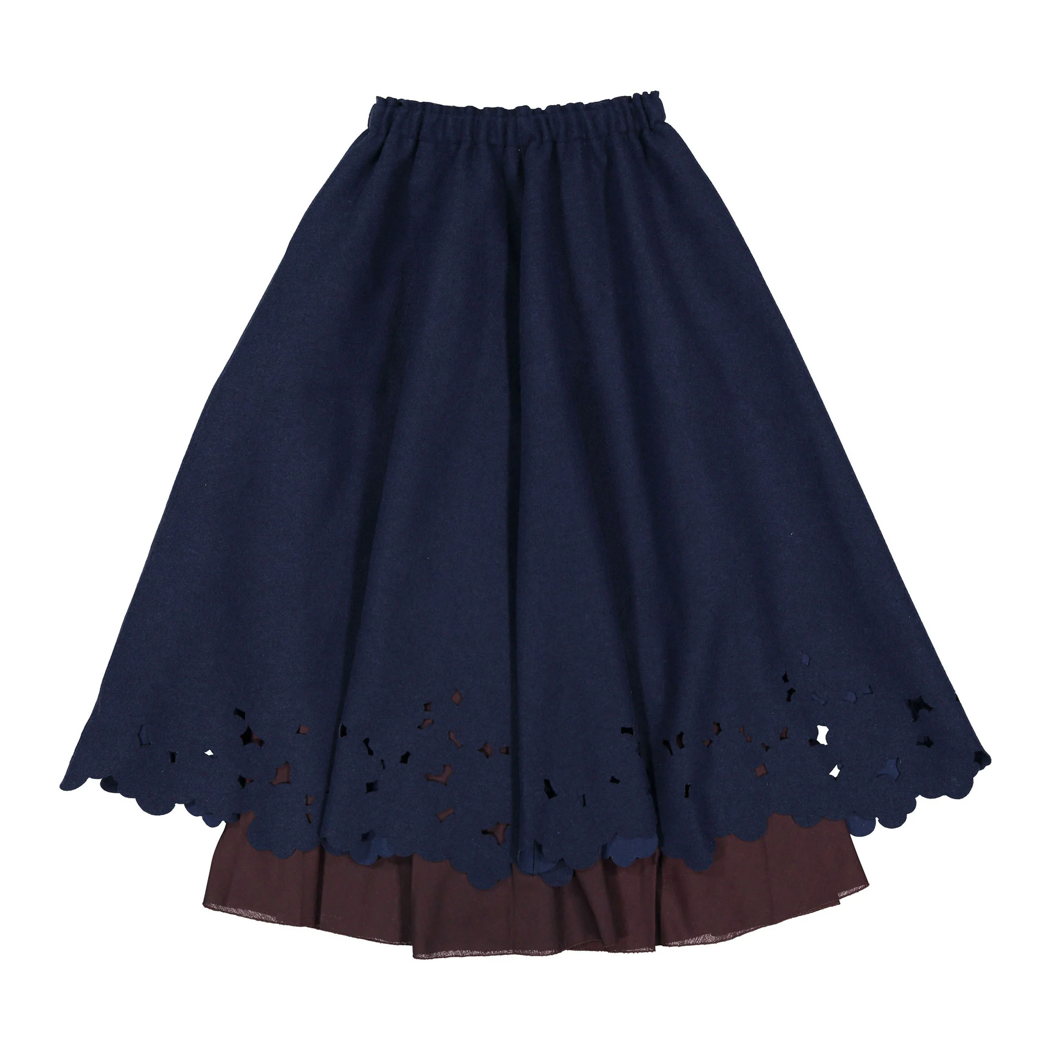 Venera Arapu Navy Mindy Drop Skirt