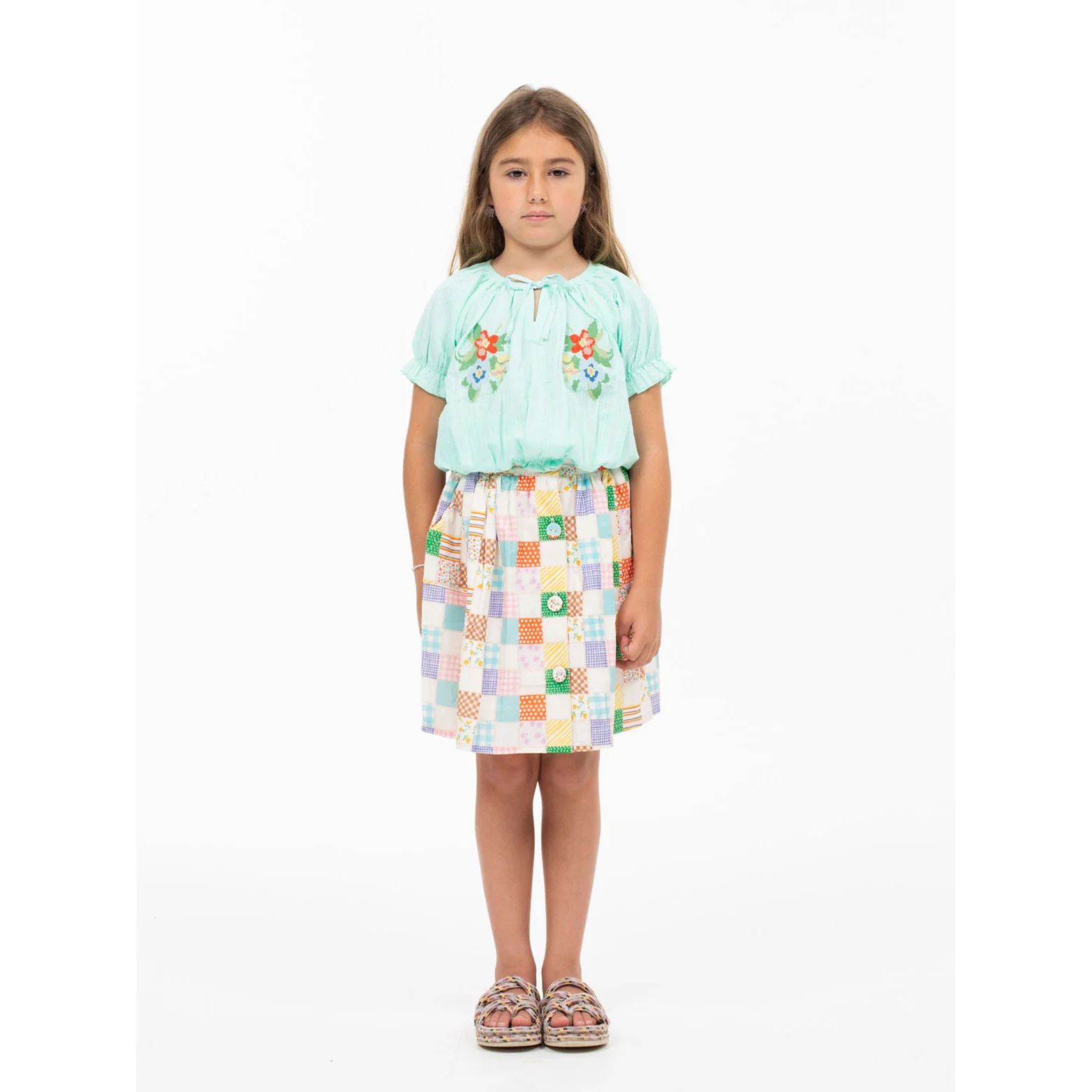 Wander and Wonder Multi Quilt Quilted Skirt - Image 2