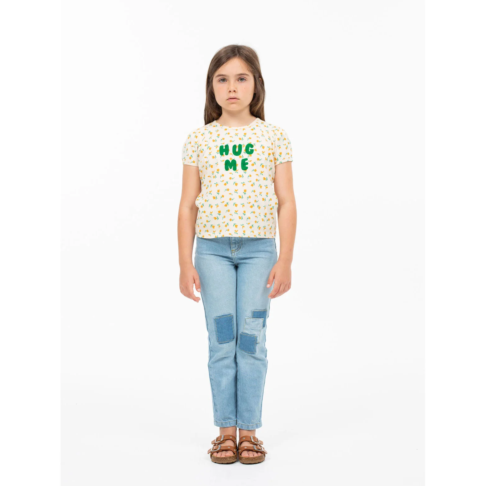 Wander and Wonder  Yellow Buds Puff Sleeve Top - Image 2