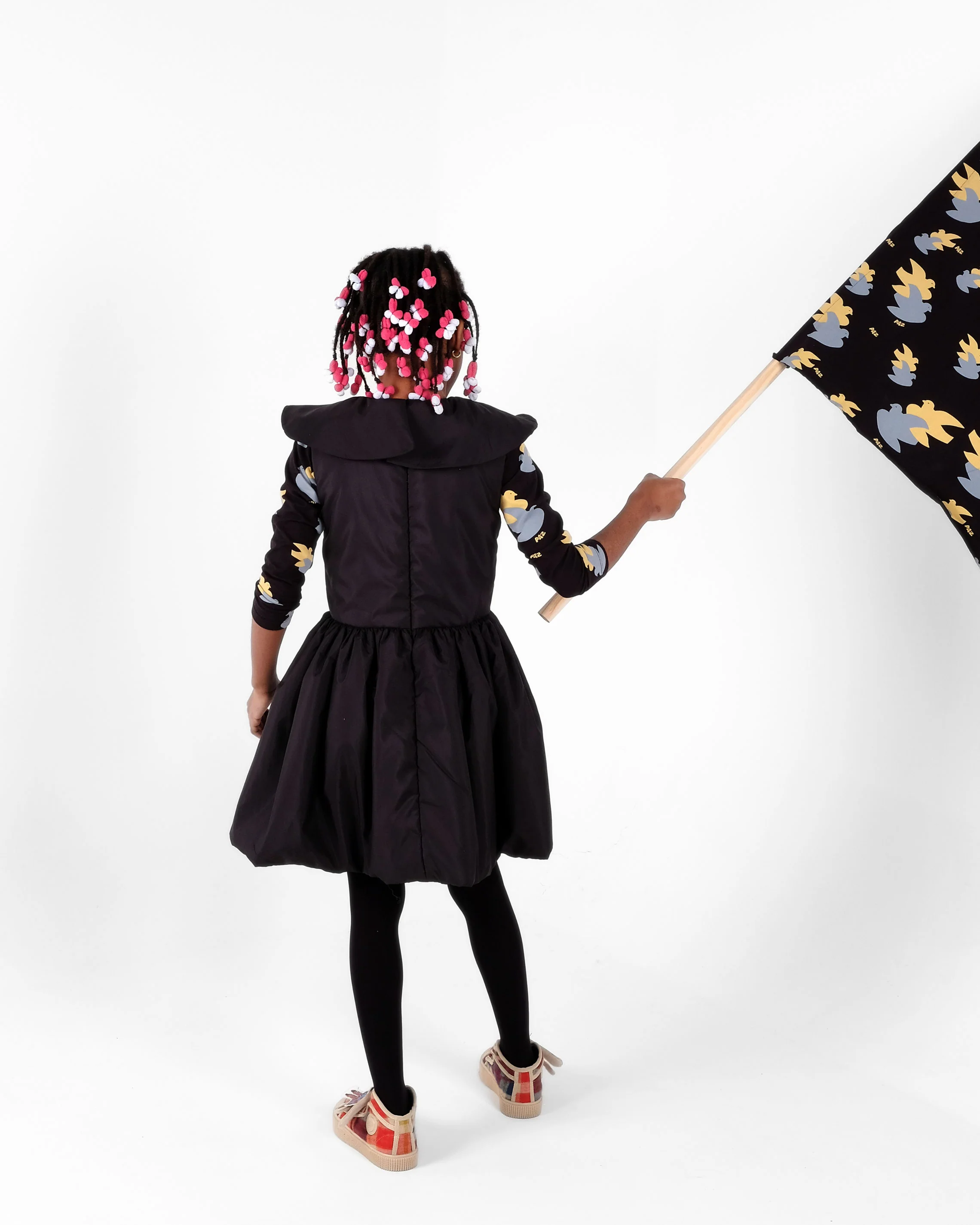 Wolf and Rita Black Adriana Dress - Image 4