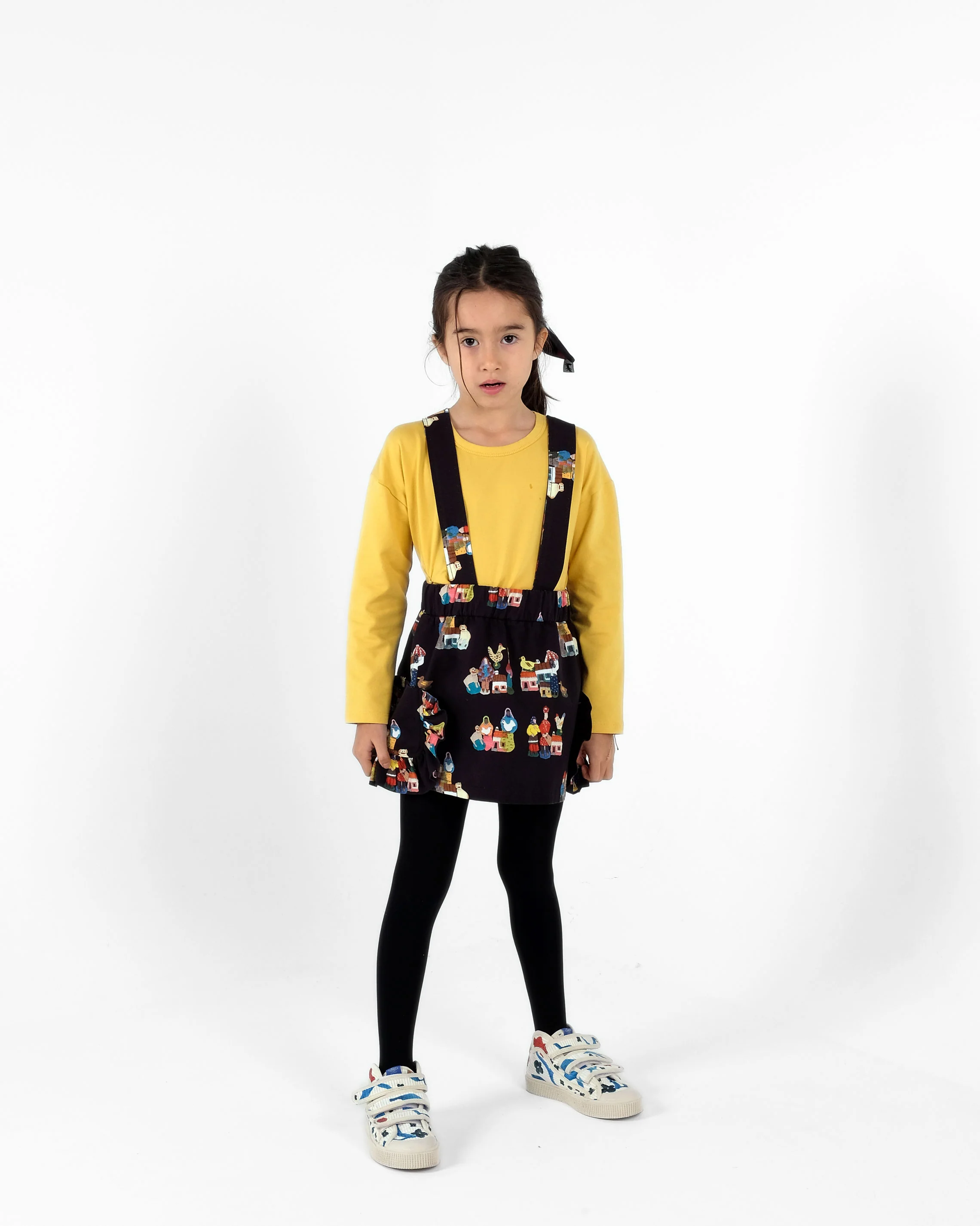 Wolf and Rita Black Fado Celina Suspender Skirt - Image 2