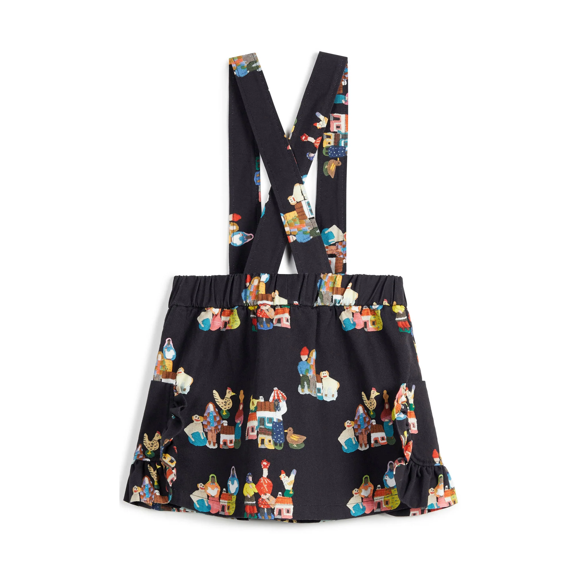 Wolf and Rita Black Fado Celina Suspender Skirt - Image 3