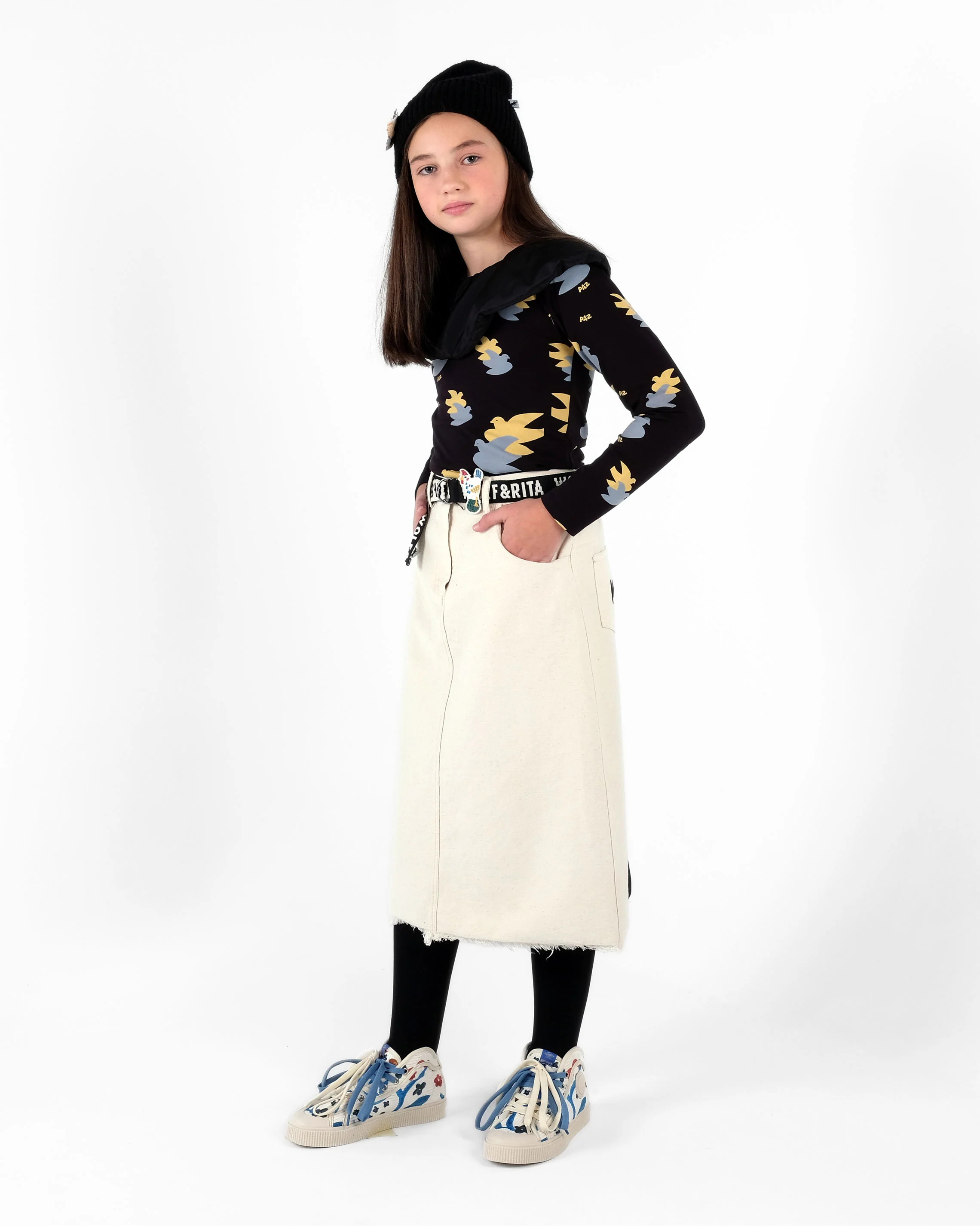 Wolf and Rita Ecru Gracinda Skirt - Image 2