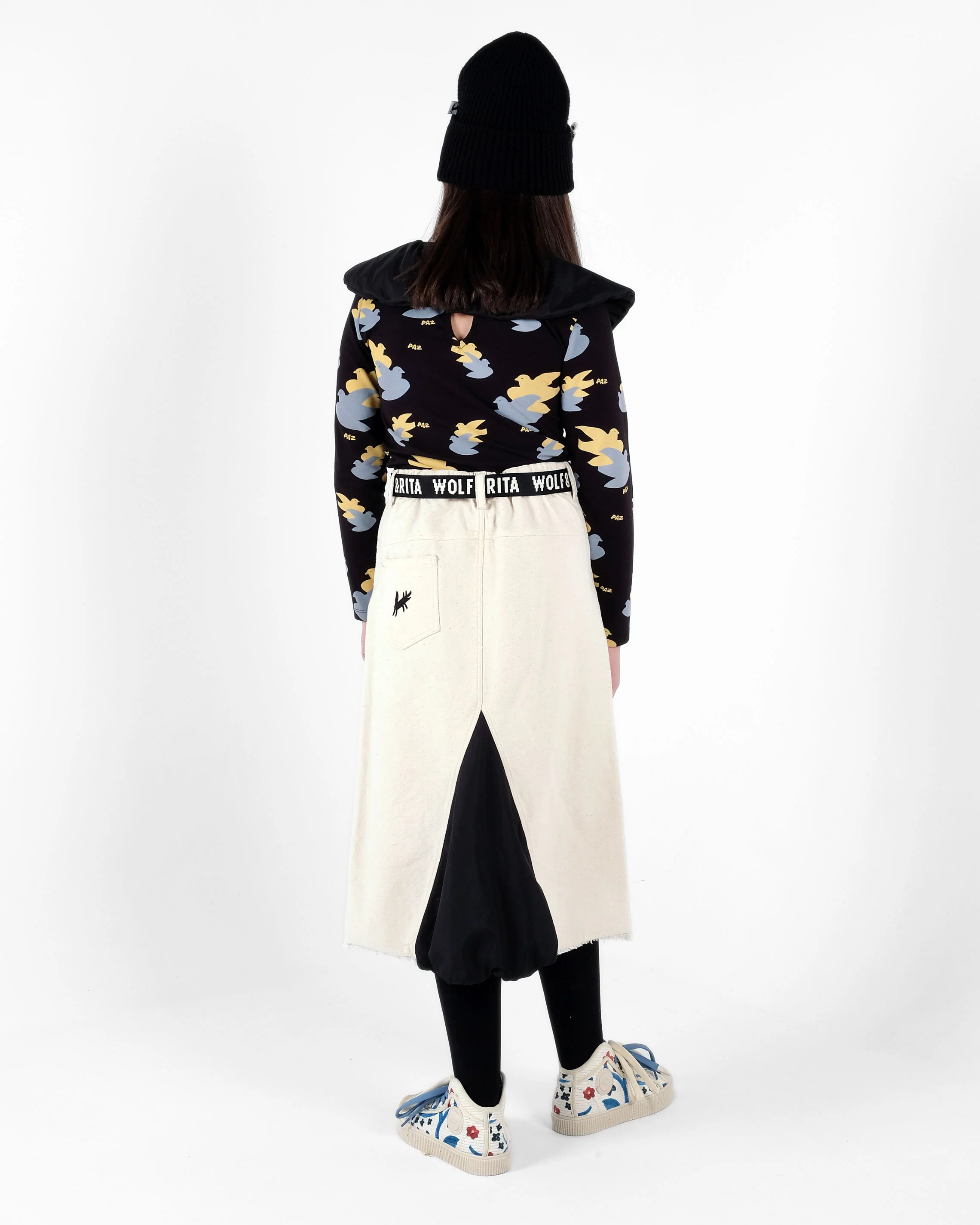 Wolf and Rita Ecru Gracinda Skirt - Image 4