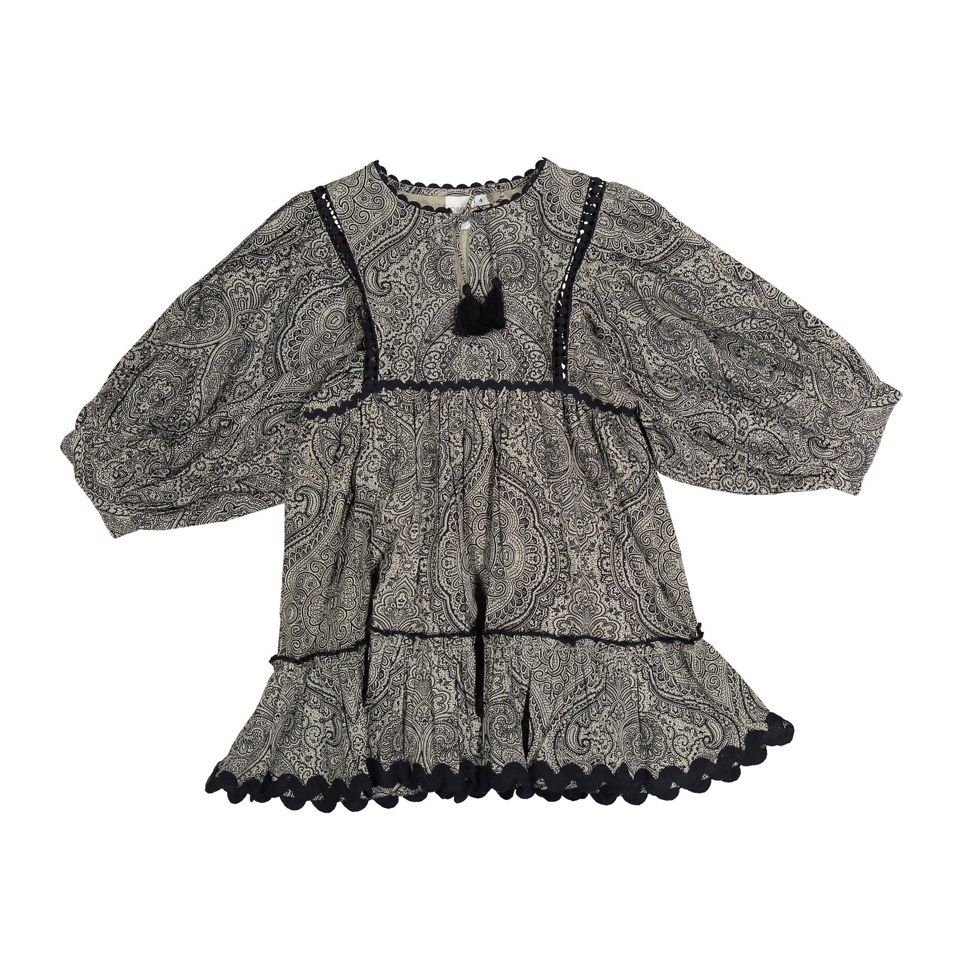 Yo Baby Black Mary Ankle Length Dress