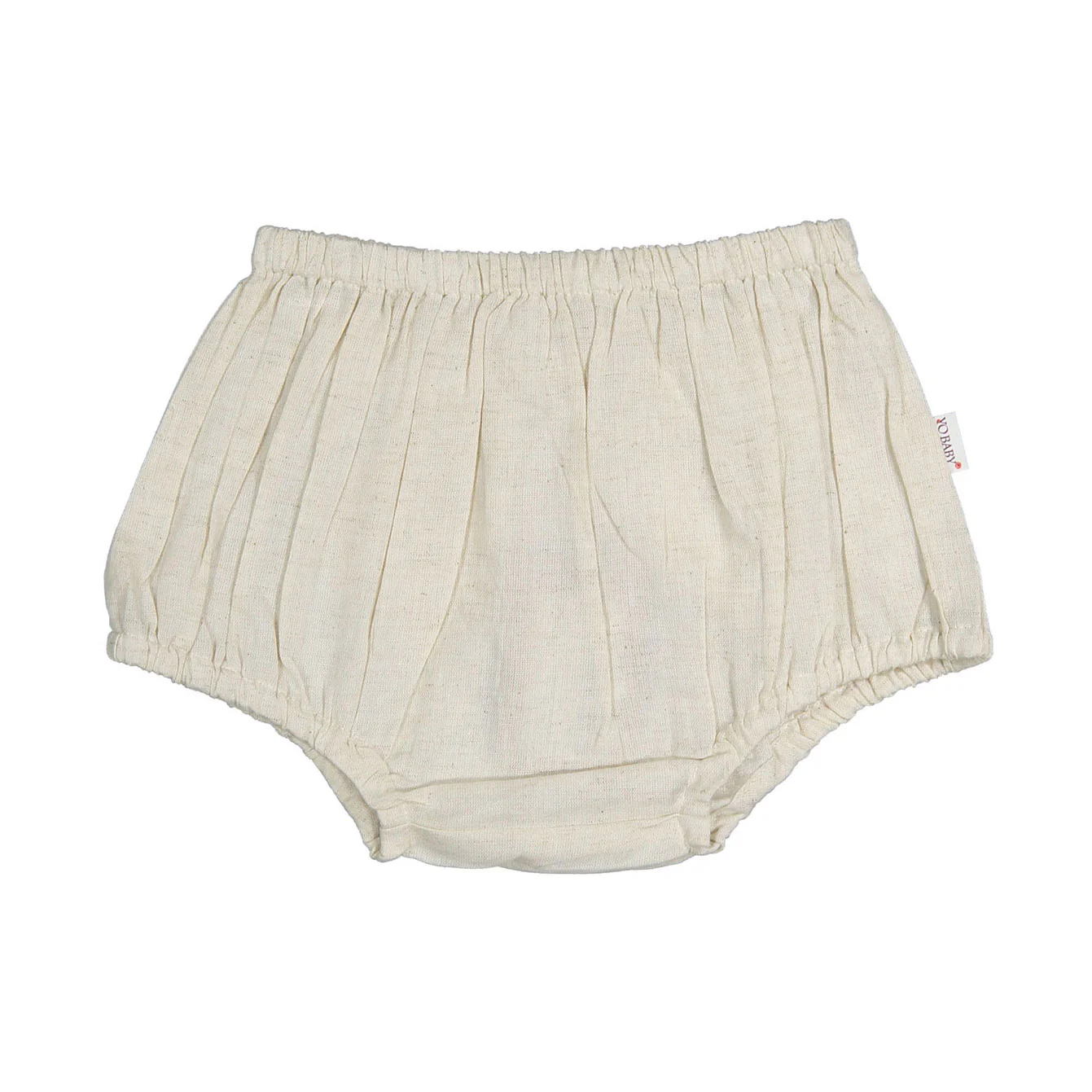 Yo Baby Ivory With Coral Bows Bloomer