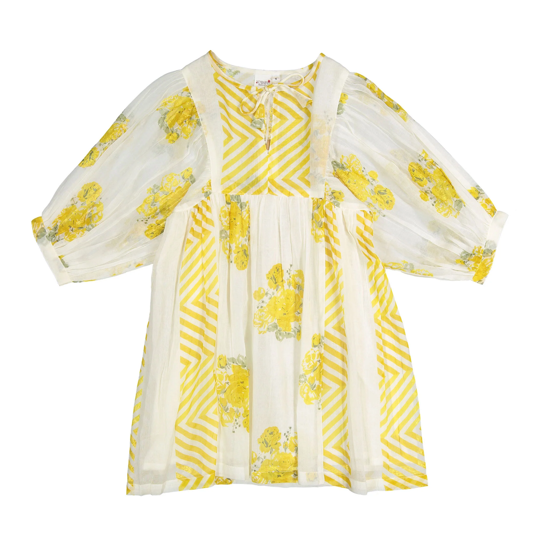 Yo Baby Off-White Rose Ann Dress