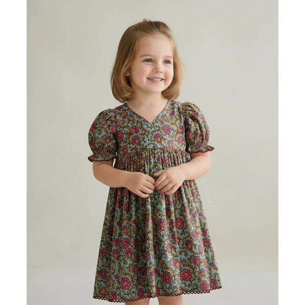 Yo Baby Turquoise Alisha Swing Dress - Image 2