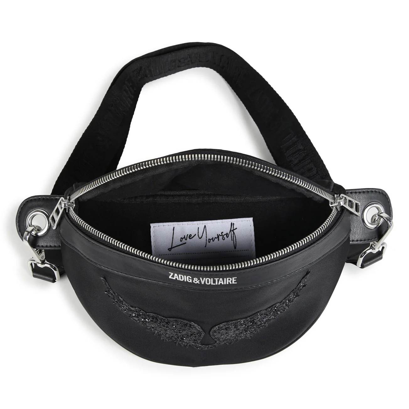 Zadig and Voltaire Black Bum Bag - Image 2