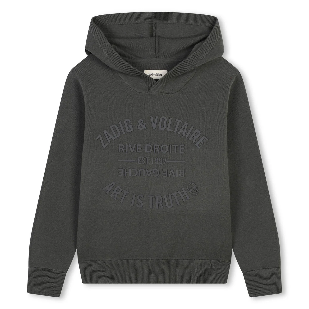 Zadig and Voltaire Dark Grey Hooded Sweatshirt