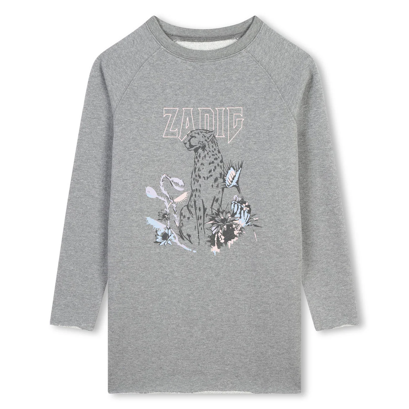 Zadig and Voltaire Grey Long Sleeved Dress