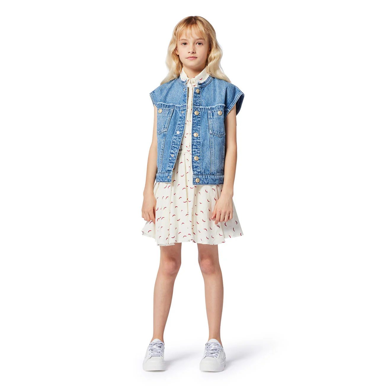 Zadig and Voltaire Off White Printed Sleeveless Dress - Image 2