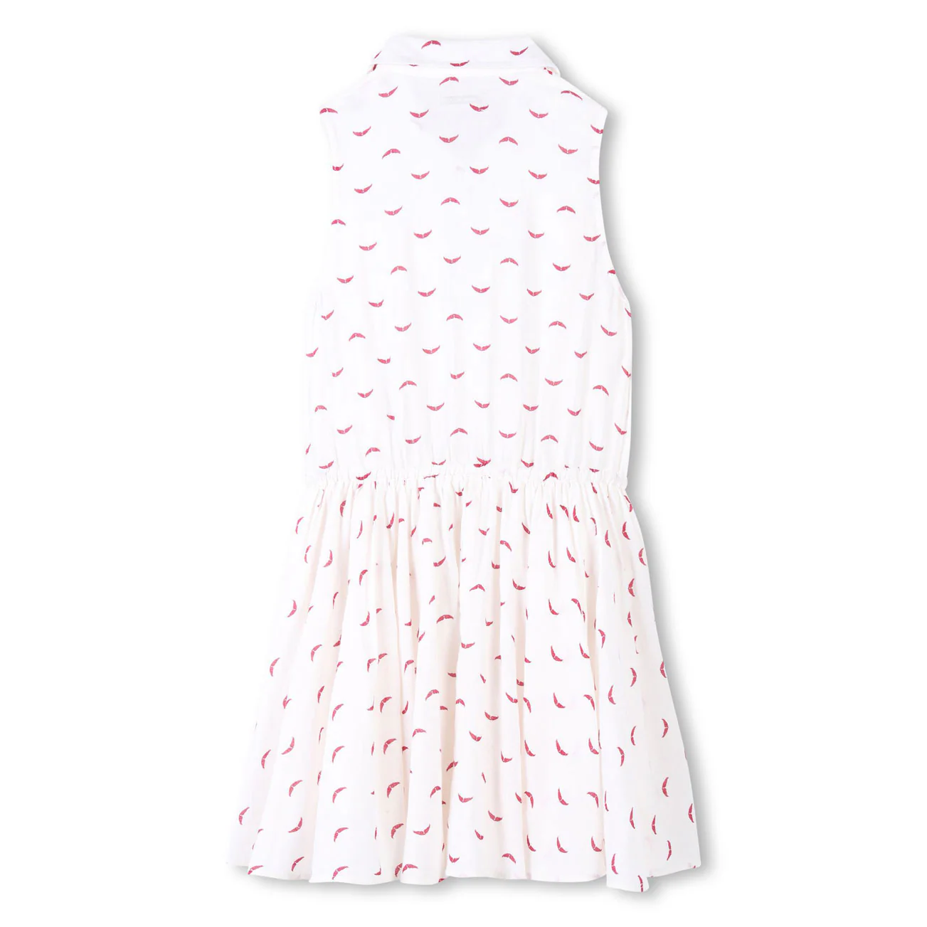 Zadig and Voltaire Off White Printed Sleeveless Dress - Image 3