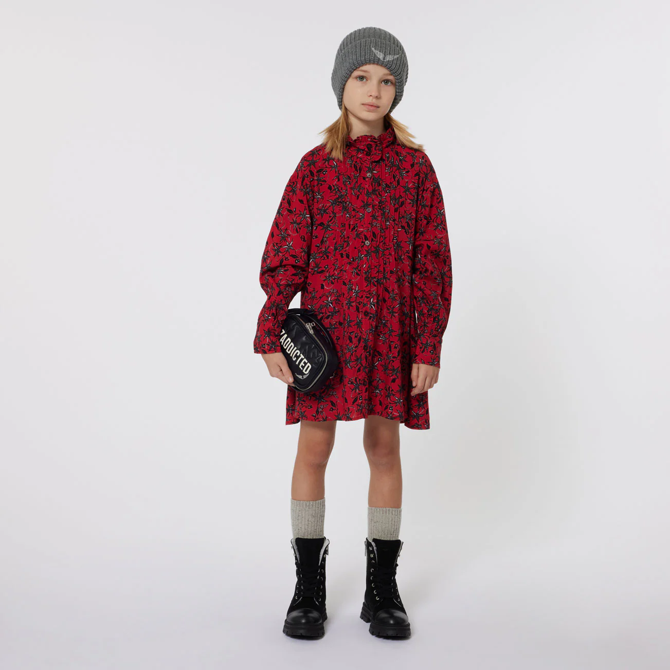 Zadig and Voltaire Red Printed Dress - Image 3
